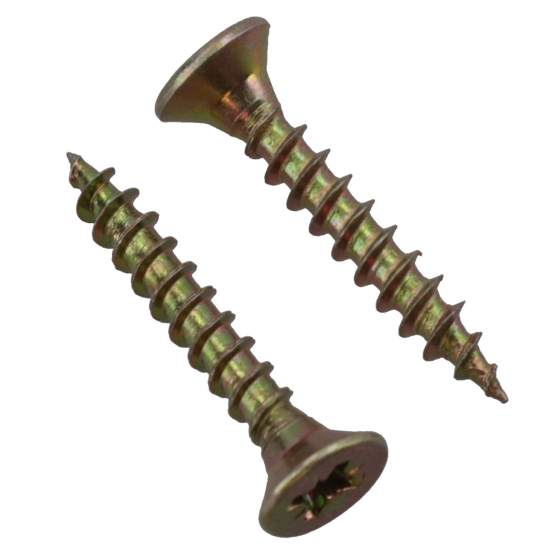 4mm x 25mm Countersunk Wood Chipboard Screw Fasteners PZ2 Drive