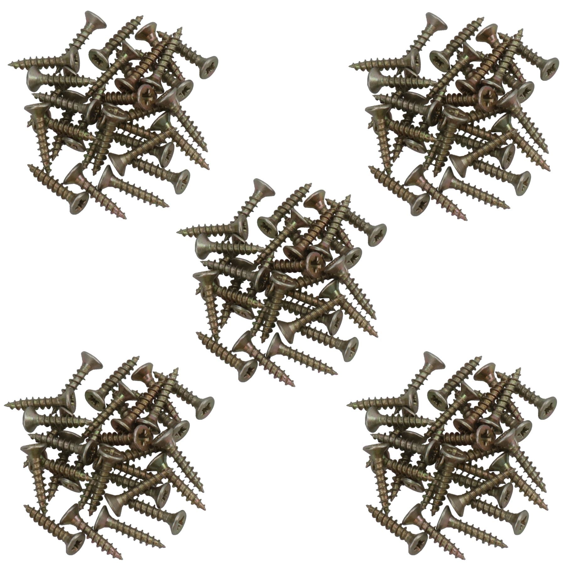 3mm x 16mm Countersunk Wood Chipboard Screw Fasteners PZ1 Drive
