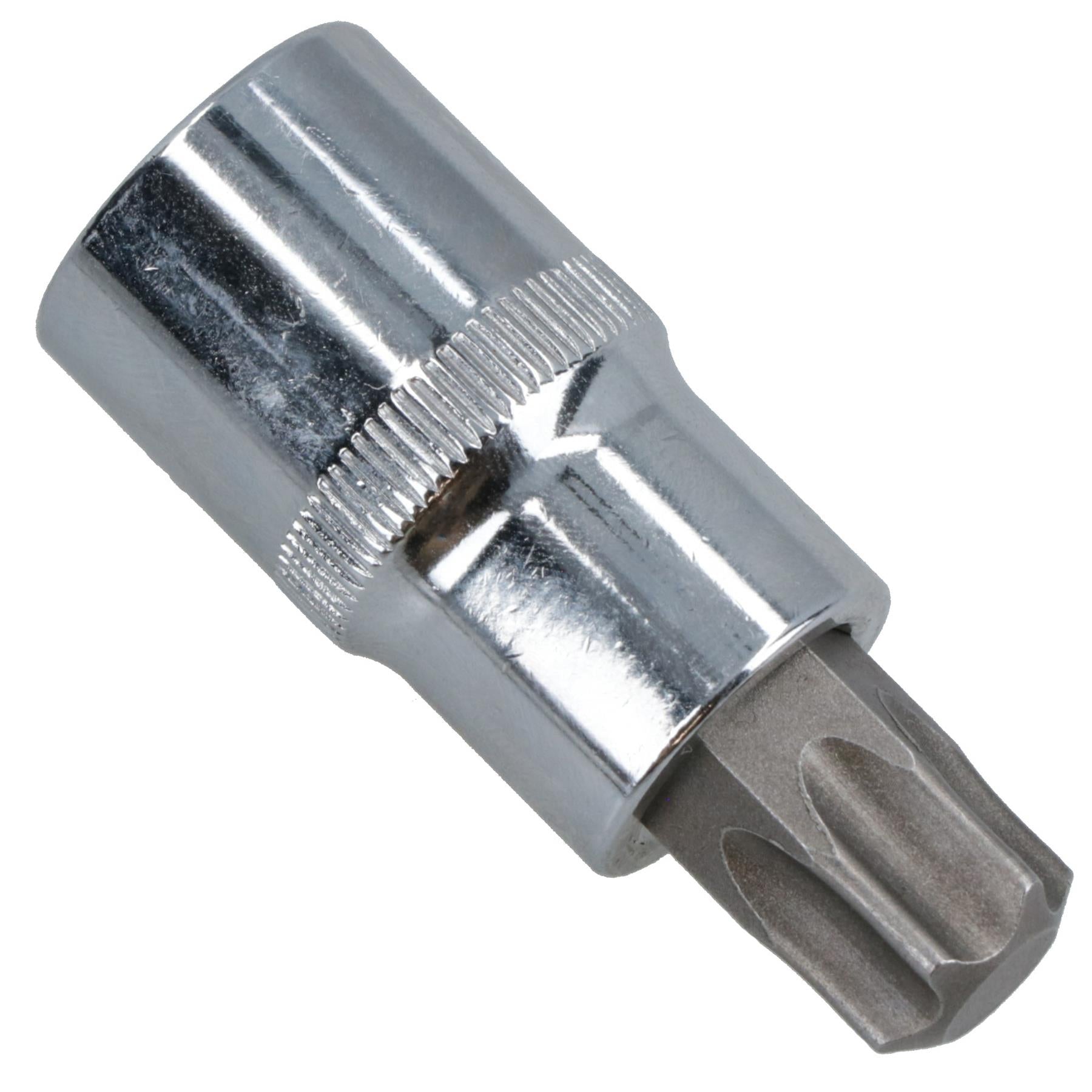 T60 x 55mm Male Shallow Short Torx Bit Socket 1/2in Drive CRV S2 Steel