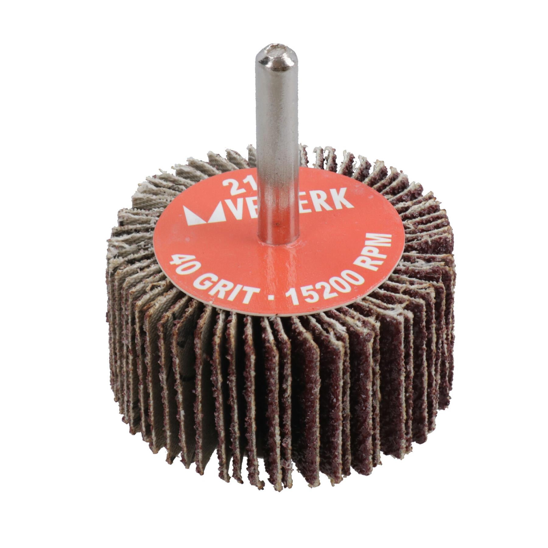 Flap Wheel Disc Shaft Mounted Abrasive Sanding Drill 50mm 40Grit 10PK AT352