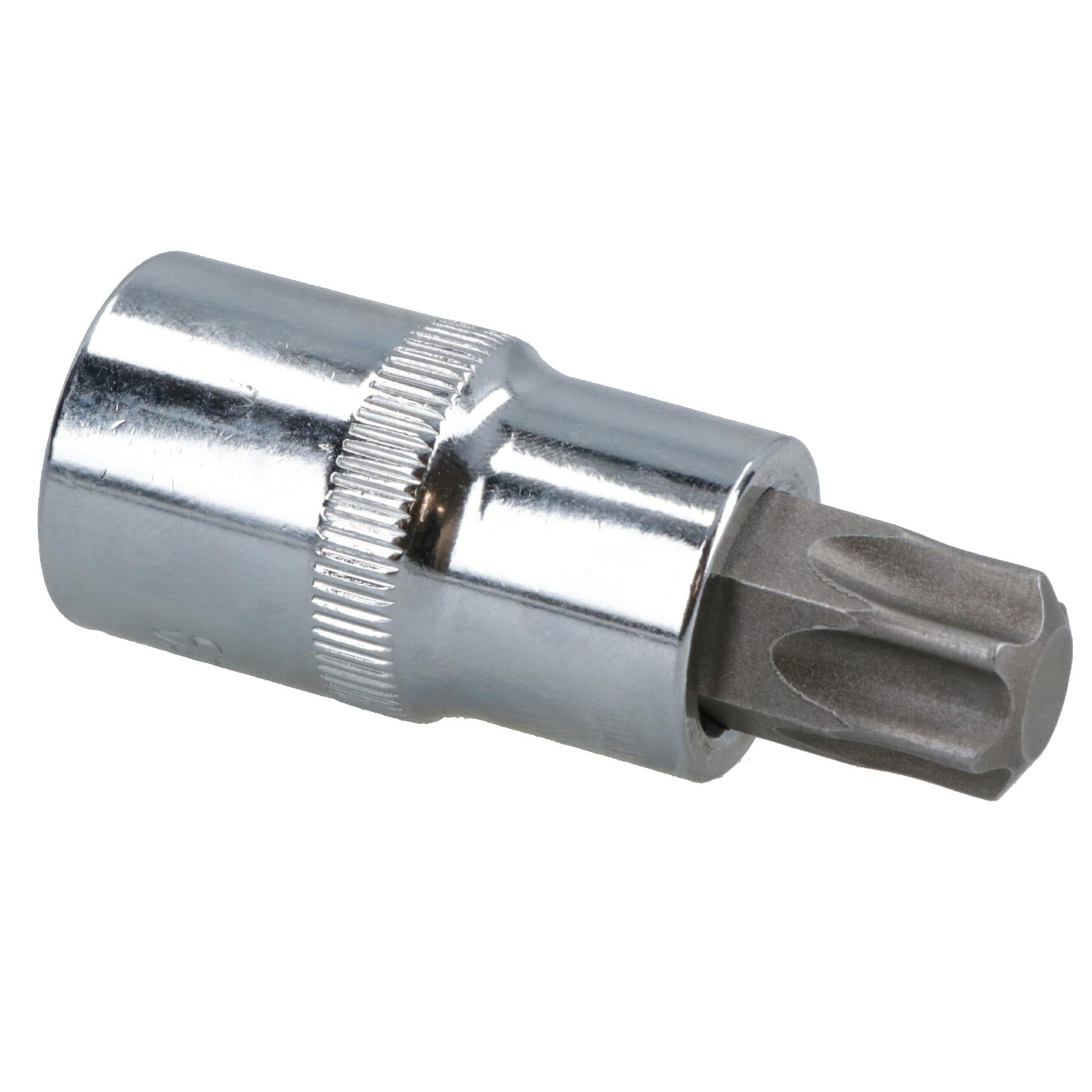 T60 x 55mm Male Shallow Short Torx Bit Socket 1/2in Drive CRV S2 Steel