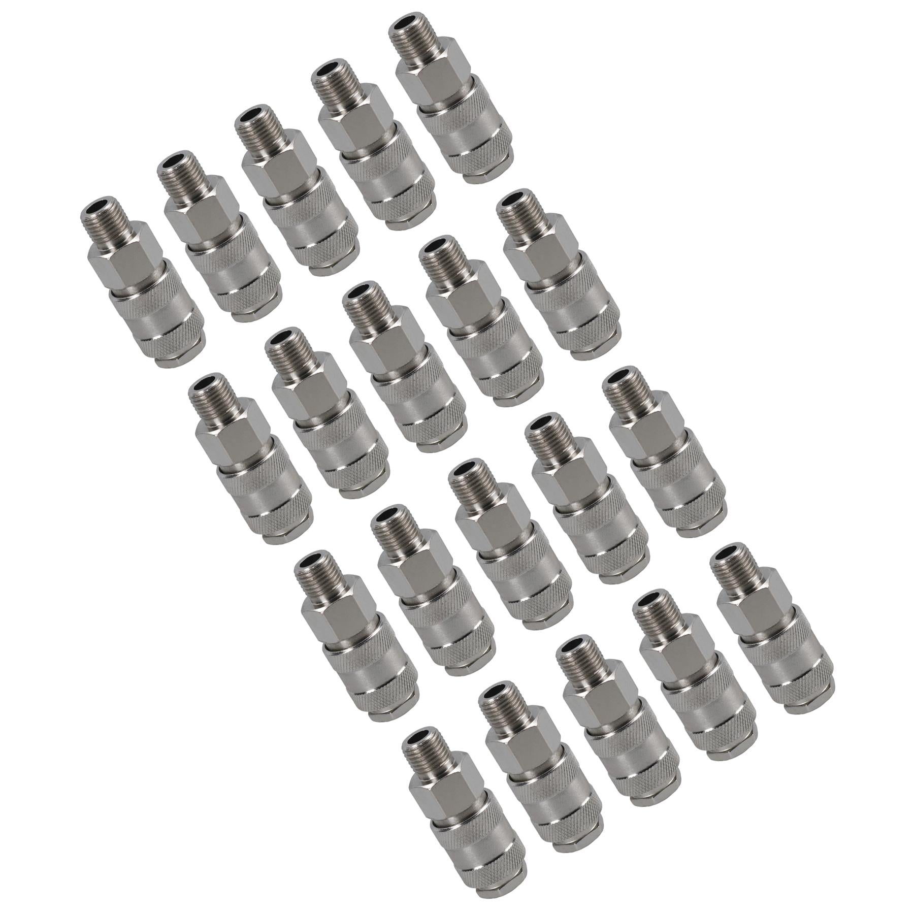 Euro Air Line Quick Release Hose Coupler Connector 1/4 BSP Male Thread