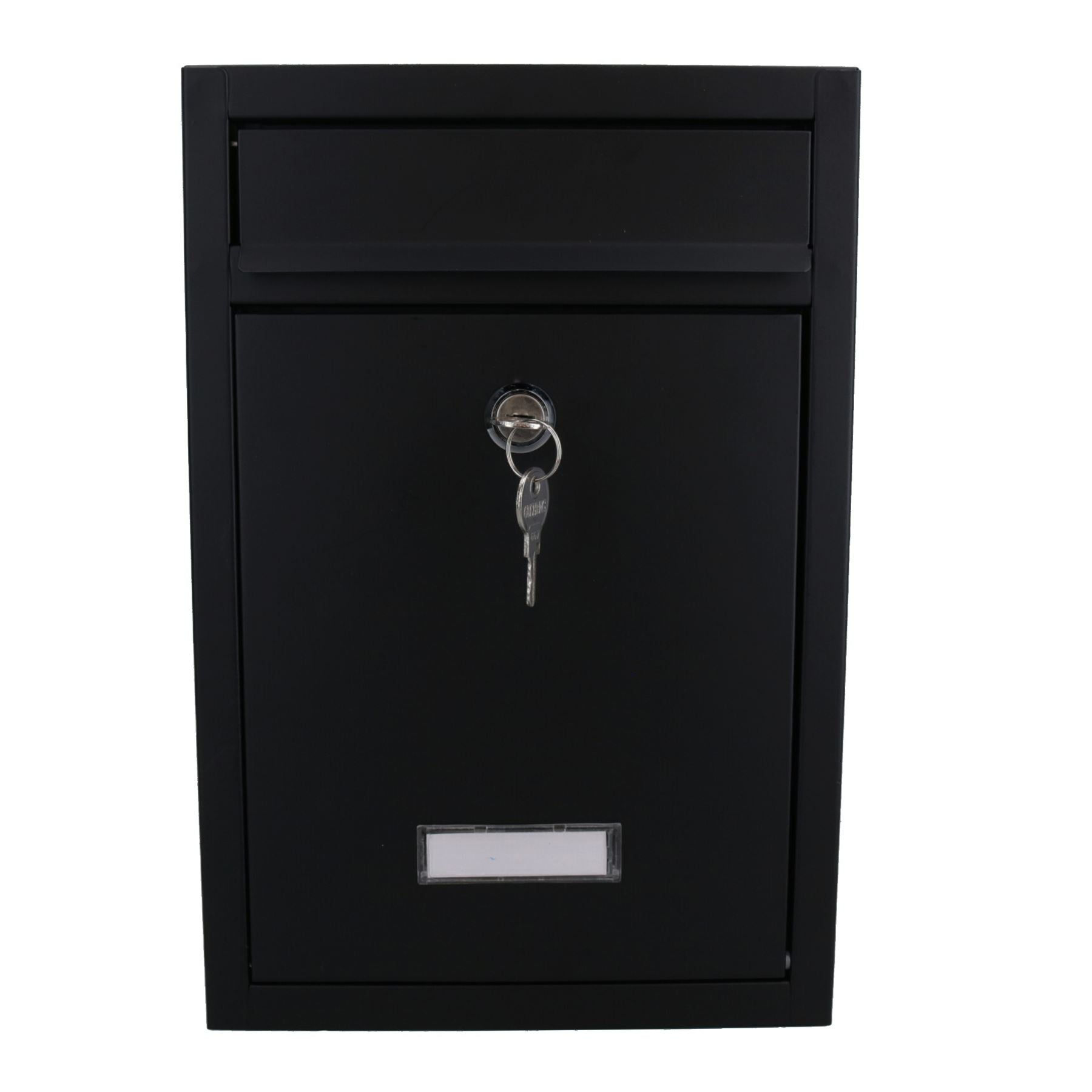 Modern Style Letter Post Mail Box Metal Wall Door Gate House Lockable Garden
