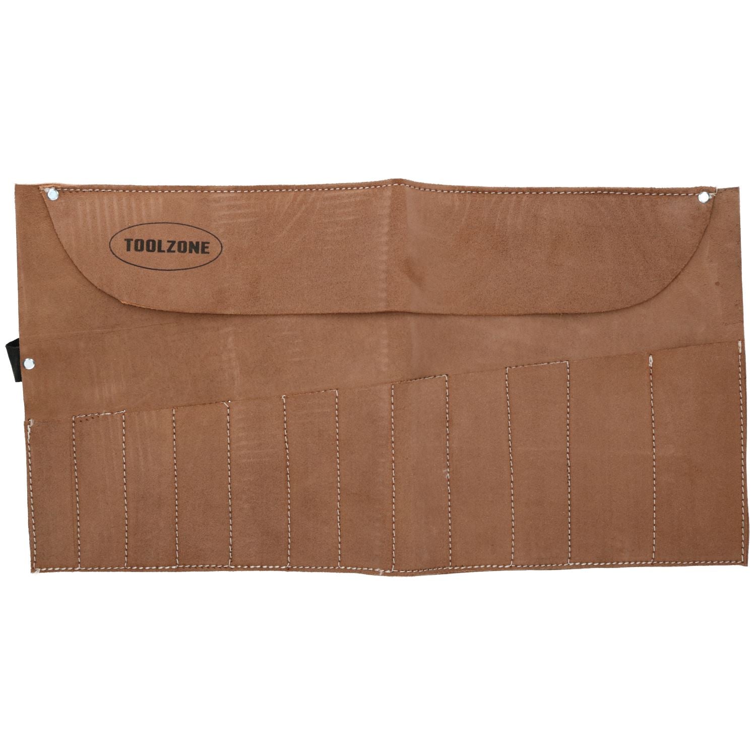 12 Pocket Leather Tool Pouch Roll Holder Pocket Cover TE027