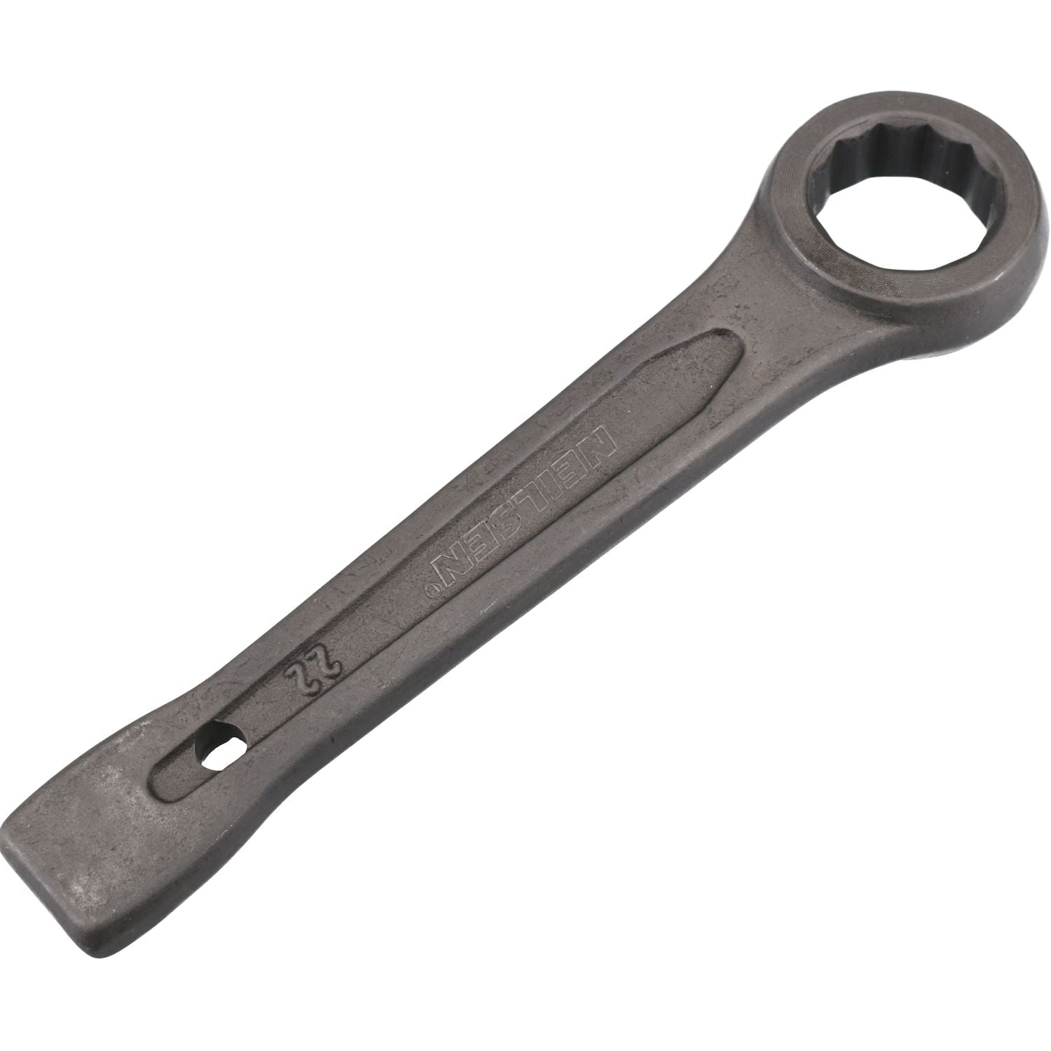 22mm Slogging Box End Striking Ring Wrench Spanner Bi-Hex 12 Sided Metric