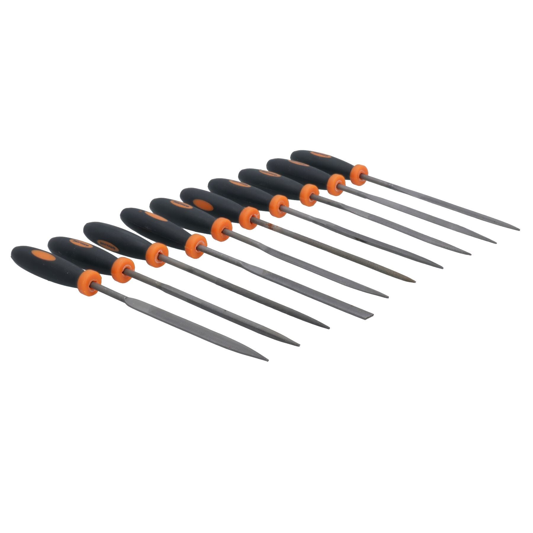 10pc Precision Needle File Set Craft Jewellery Model Metalwork Length 150mm