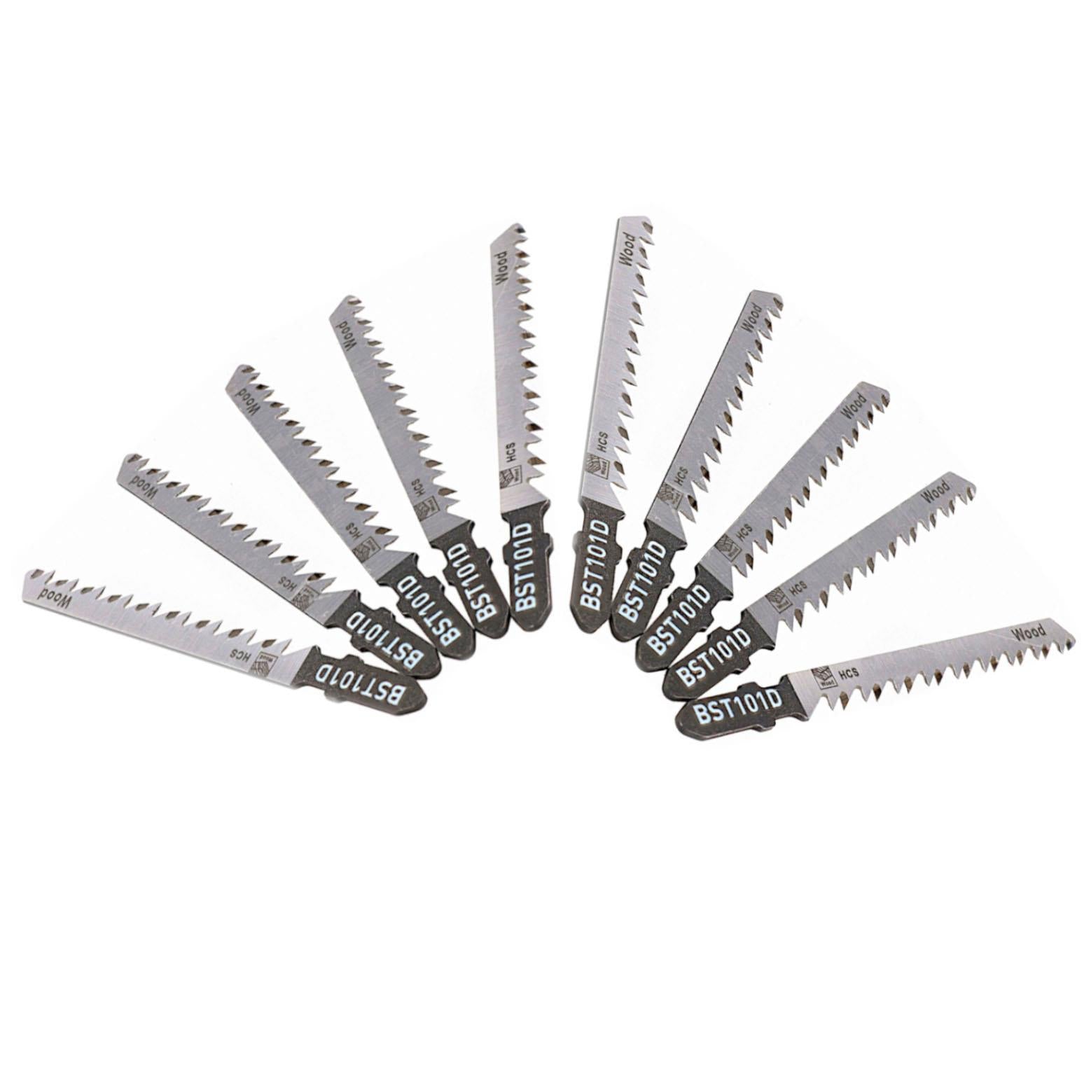 Jigsaw Blades 6 TPI with T Shank Cutting Wood Plastics Less Than 50mm