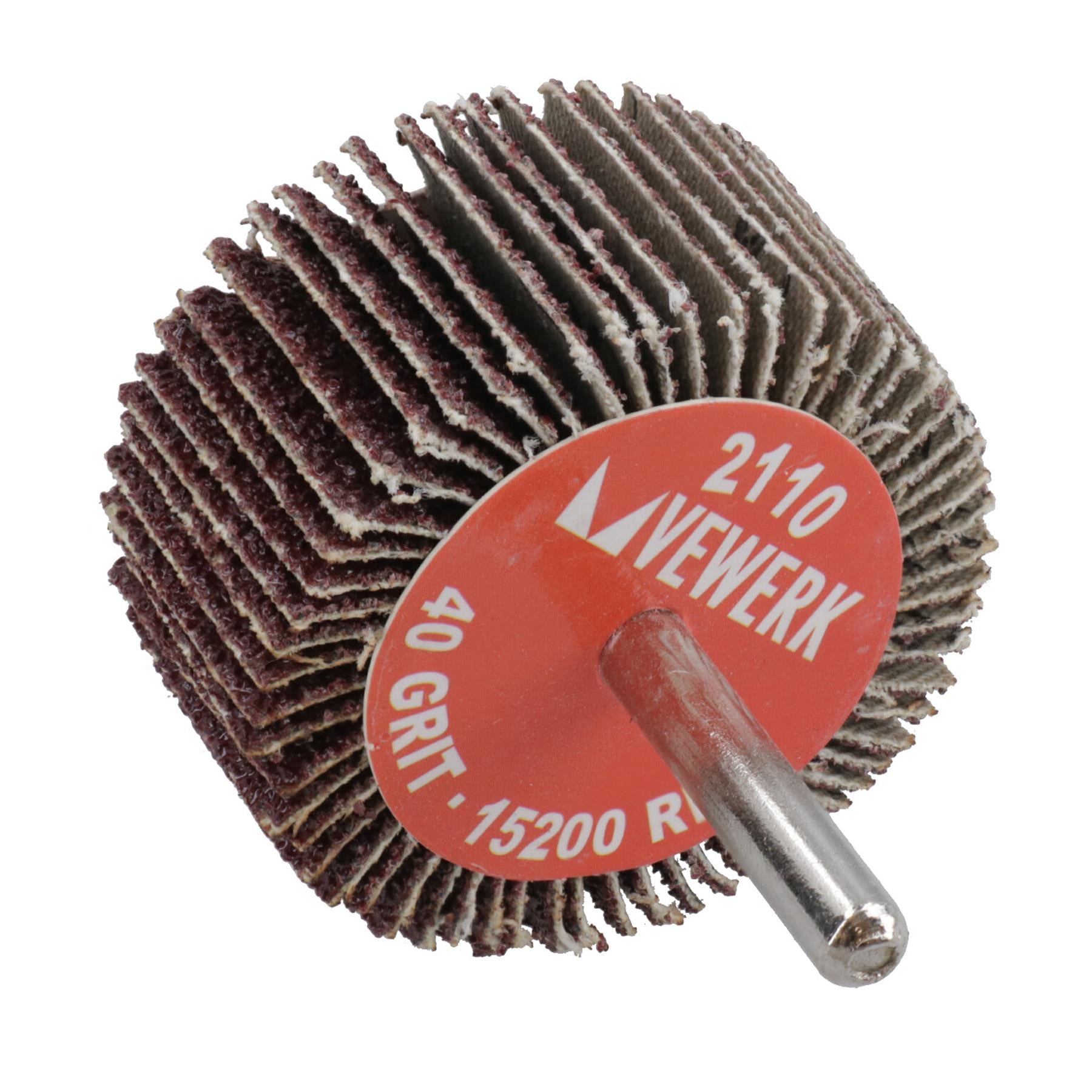 Flap Wheel Disc Shaft Mounted Abrasive Sanding Drill 50mm 40Grit 10PK AT352