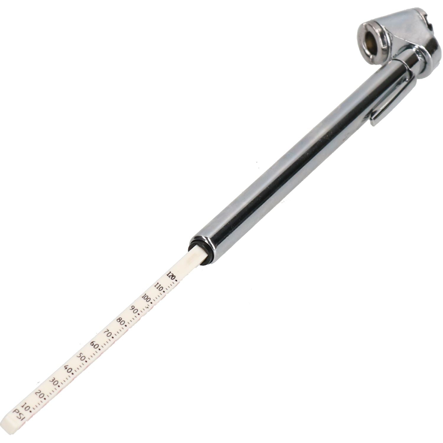 Dual Foot Tyre Pressure Gauge Push + Pull 10 - 120 PSI For Cars Bikes Trucks
