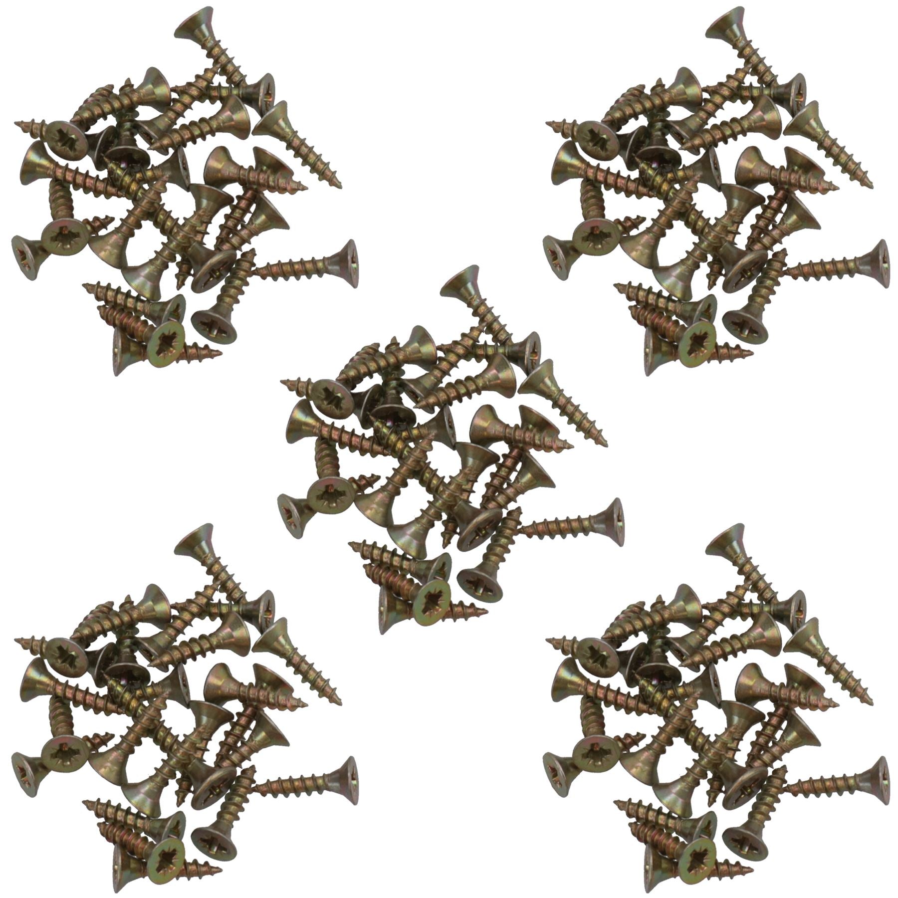 3.5mm x 16mm Countersunk Wood Chipboard Screw Fasteners PZ1 Drive