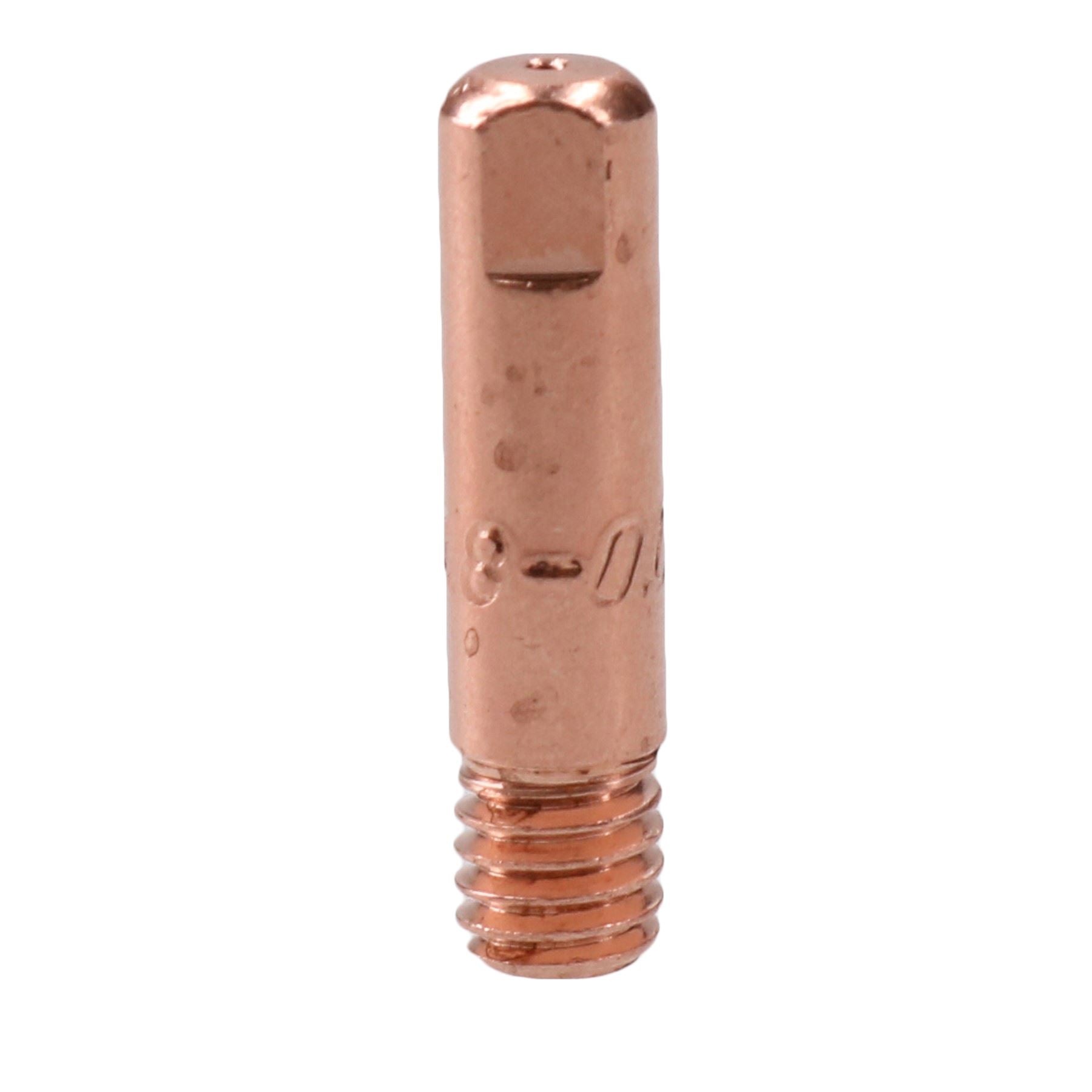 0.8mm Mig Welding Welder Round Contact Tips for MB15 Euro Torches 10pk