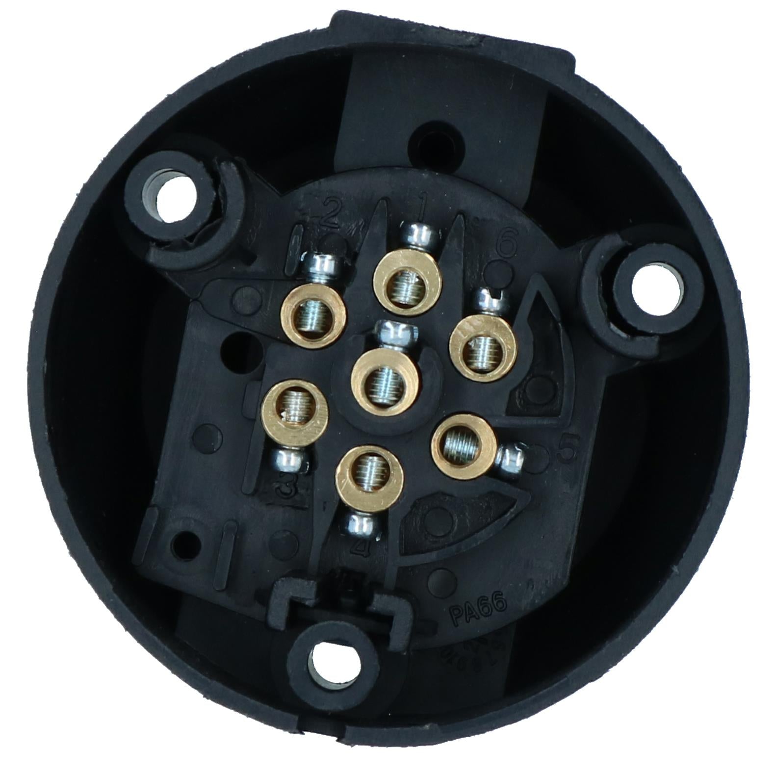 Tow Bar Electrics 7 pin 12v N type PLASTIC Socket for Trailer Lights TR041