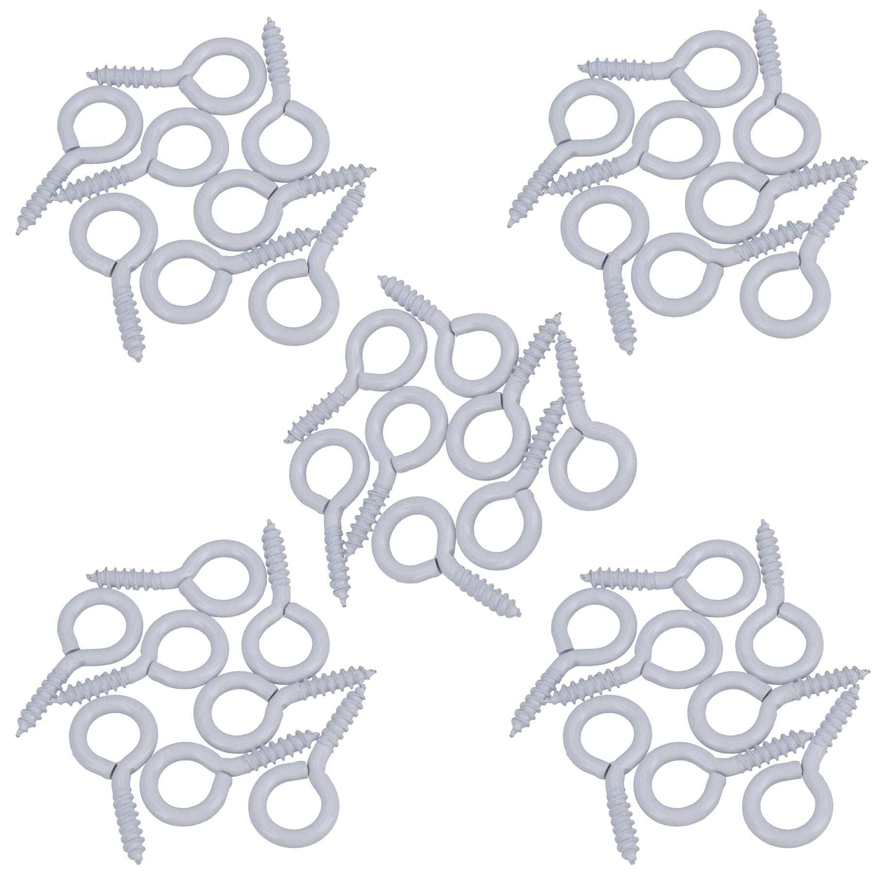 Screw Eye Hooks Fasteners Picture Curtain Hanger 12mm Hook 40mm Length