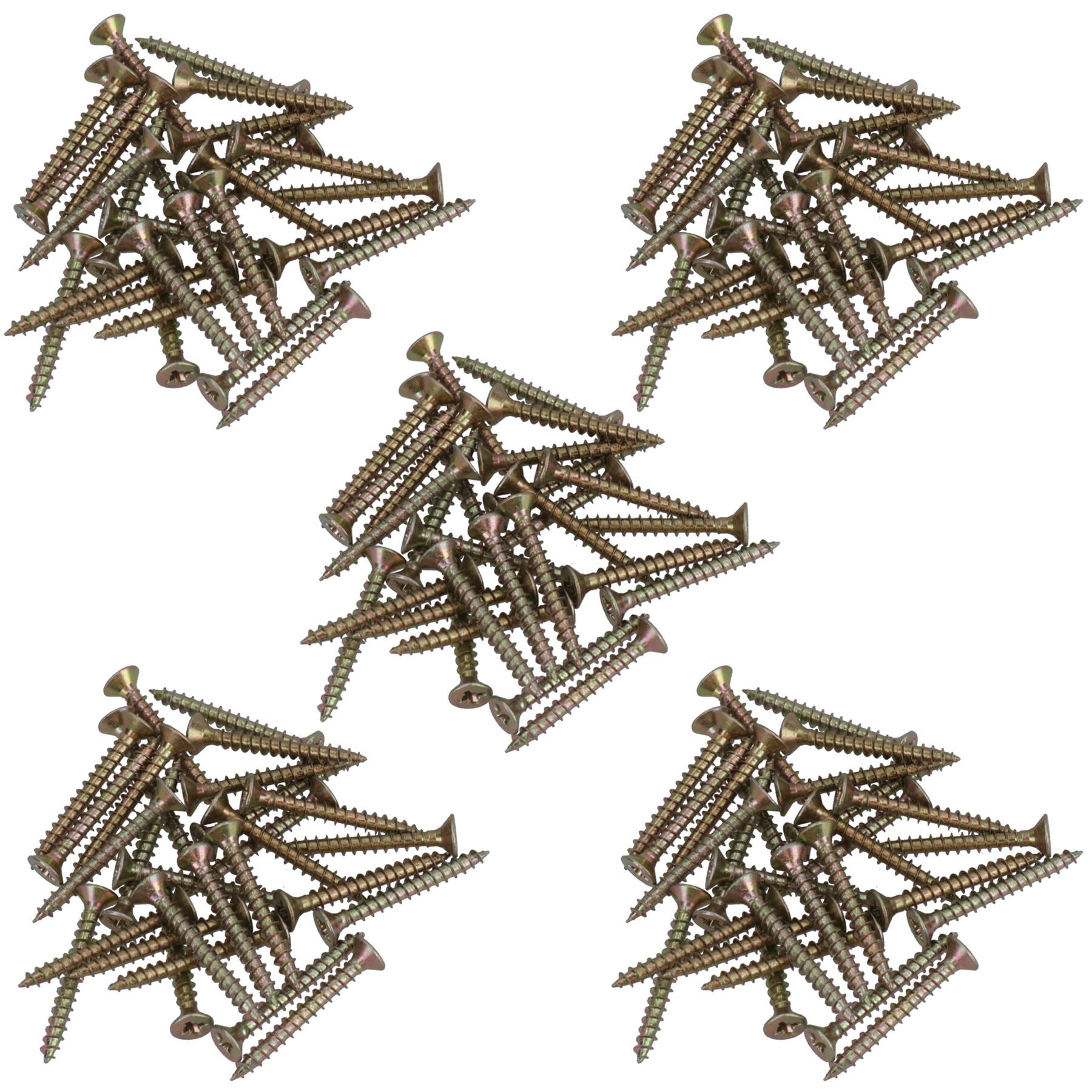 3mm x 25mm Countersunk Wood Chipboard Screw Fasteners PZ1 Drive