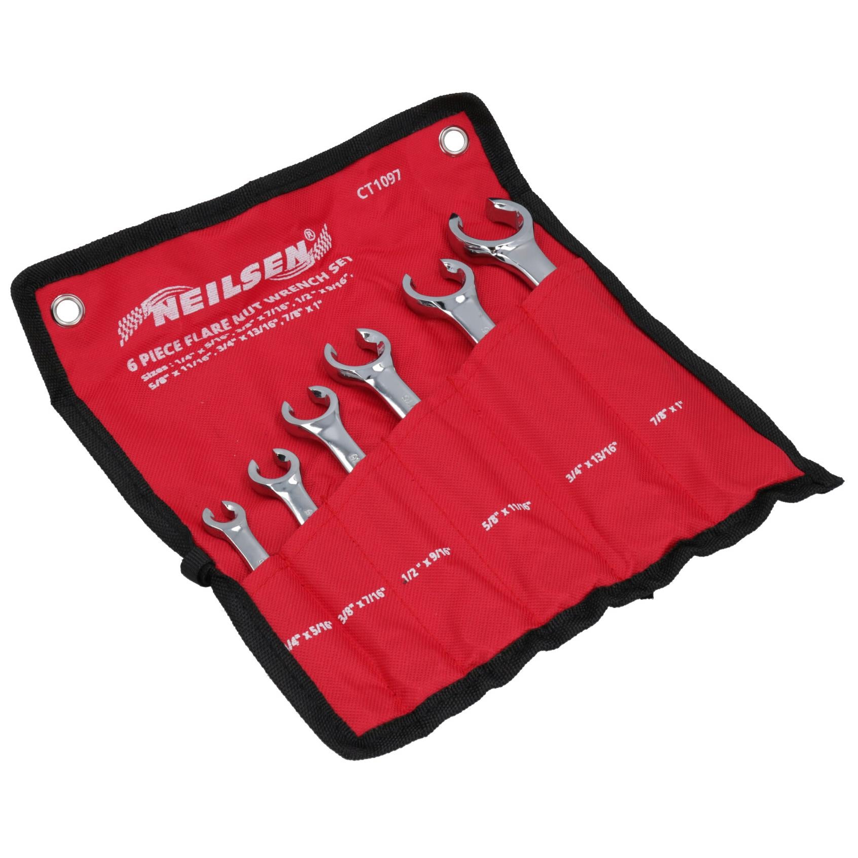 Imperial SAE AF Flare Nut Pipe Wrench / Spanner Set 1/4" - 1" 6pc AN039