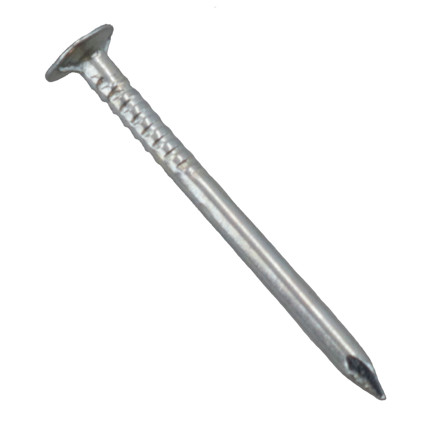 1.3mm x 19mm Round Headed Wire Nails Zinc Plated For Timber Wood Building