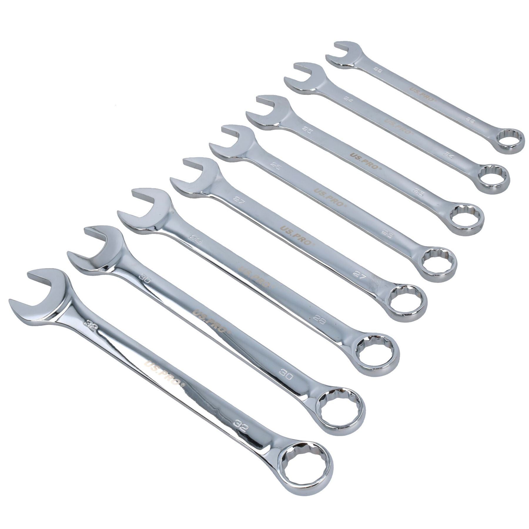 Metric Jumbo large Combination Spanner Wrench Set 22mm - 32mm