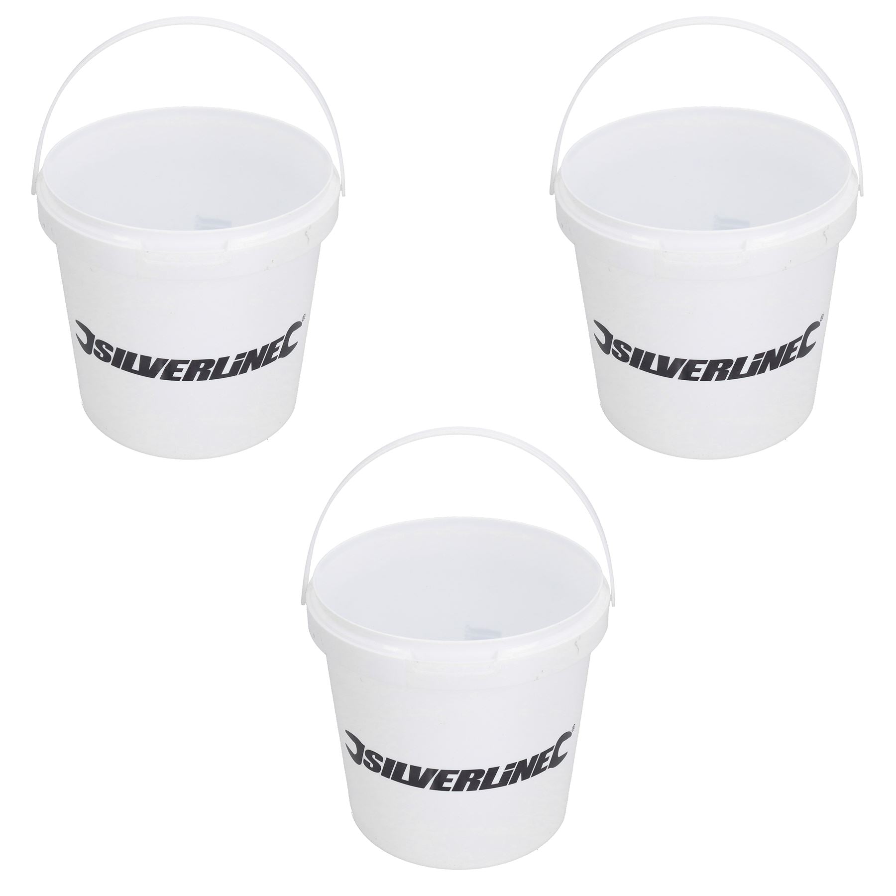 1.5 Litre Plastic Paint Kettles Painting Mixing Pots without Lids Decorating