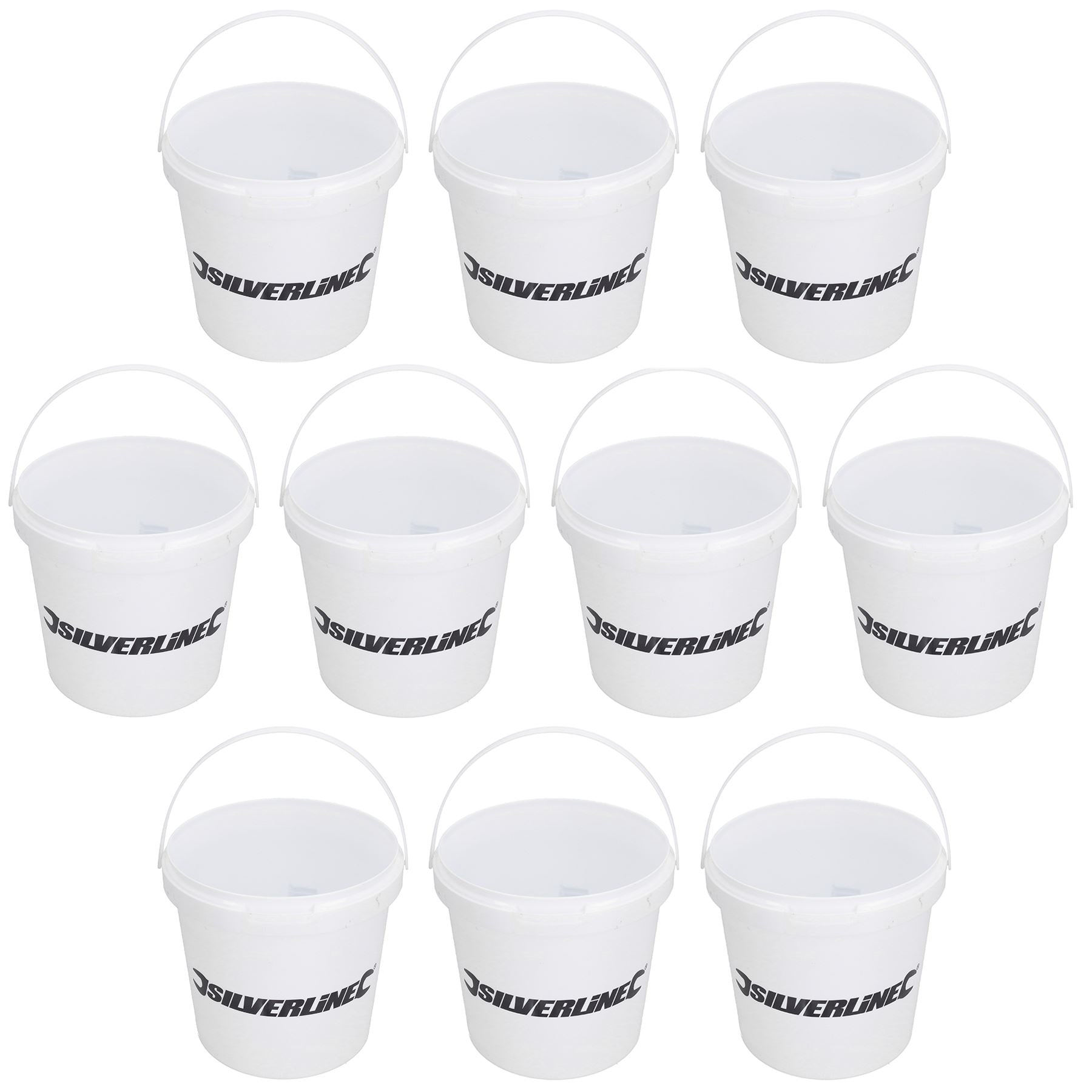 1.5 Litre Plastic Paint Kettles Painting Mixing Pots without Lids Decorating