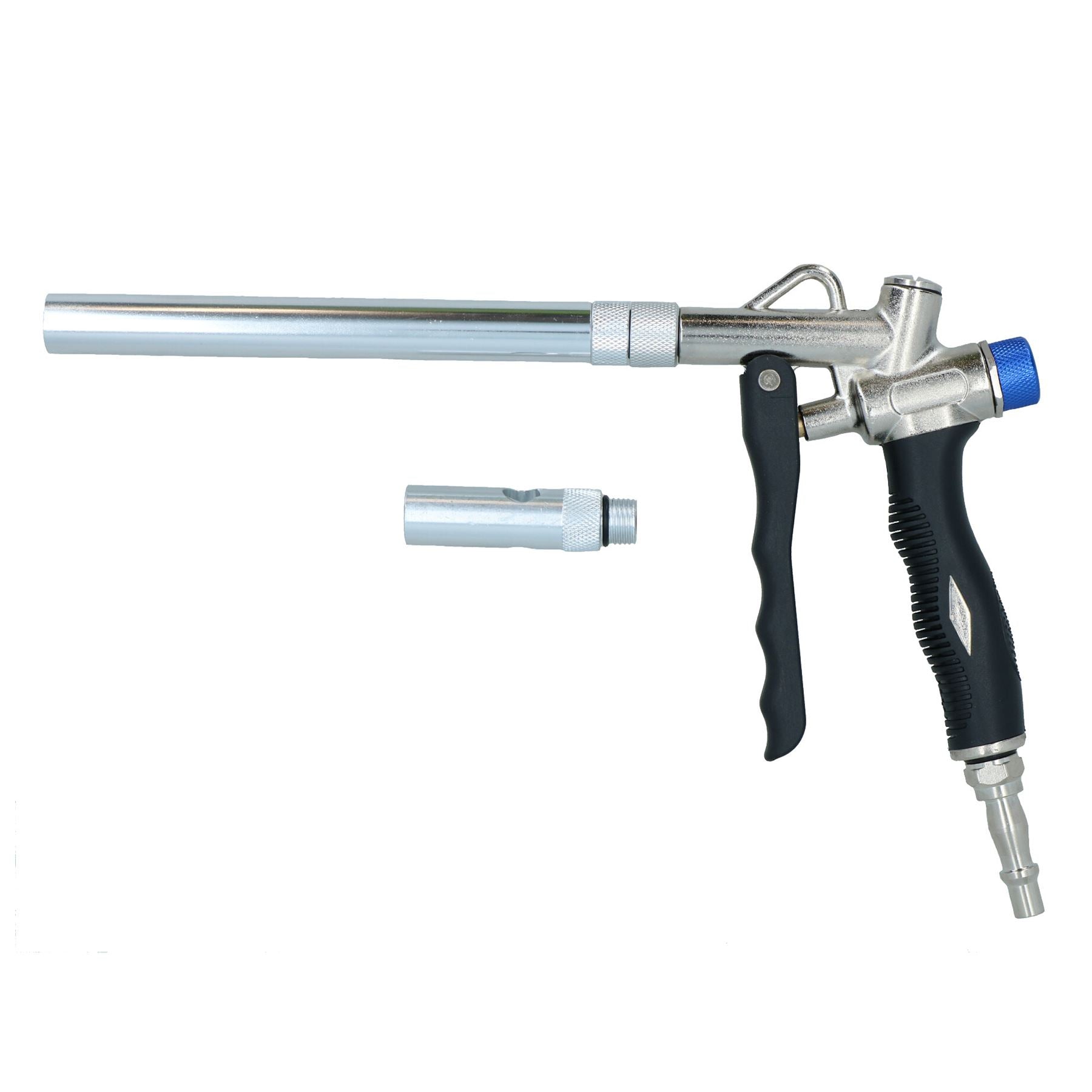 High Flow Air Dust Gun Variable Control & Extra Long Adaptor Set Blow Duster