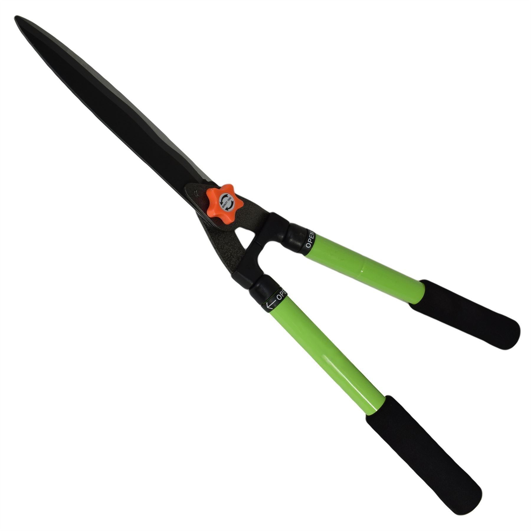 Extending Handle Hedge Bush Shears Trimmers Cutters Soft Grip 10" (254mm)