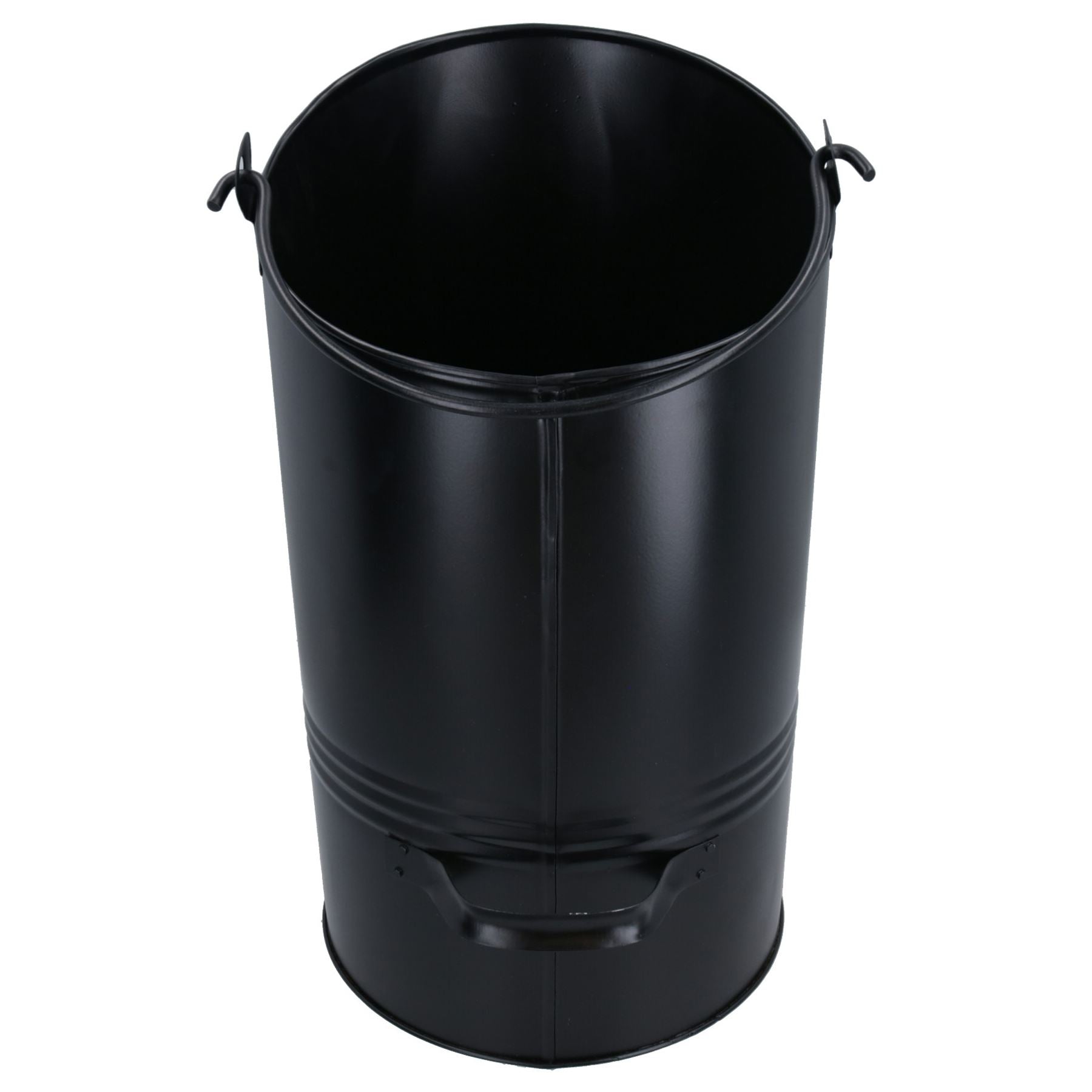Eclipse Coal Hod Black Metal Ash Tidy Bin Coal Carrier Fire Log Burner Kindling