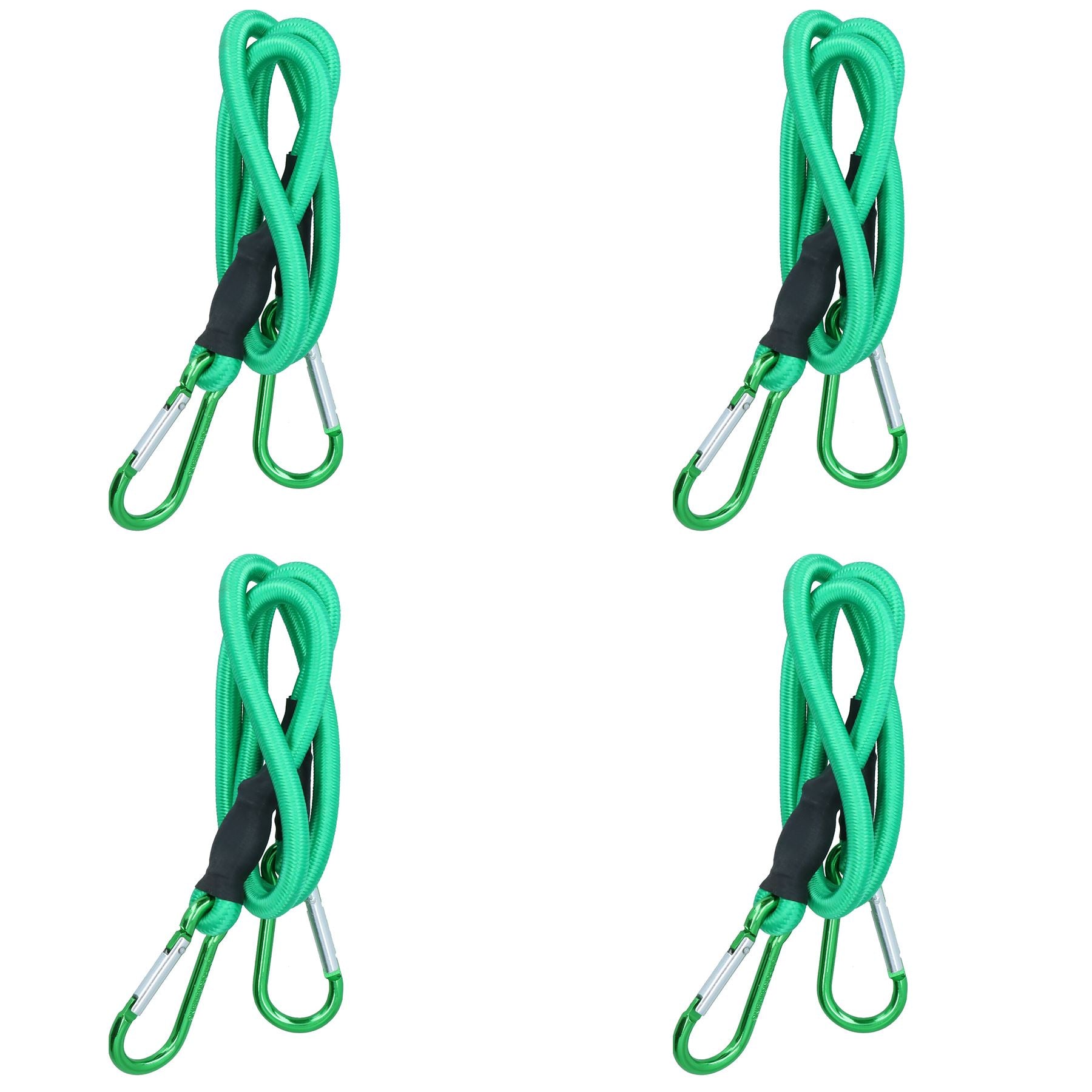 36” Bungee Rope with Carabiner Clips Cords Elastic Tie Down Fasteners
