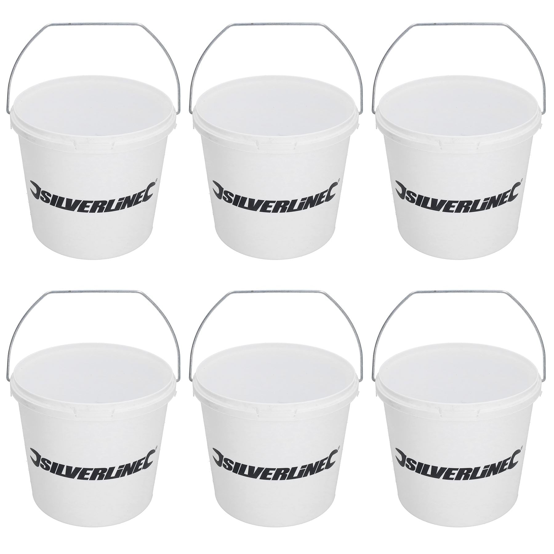 2.5 Litre Plastic Paint Kettles Painting Mixing Pots without Lids Decorating