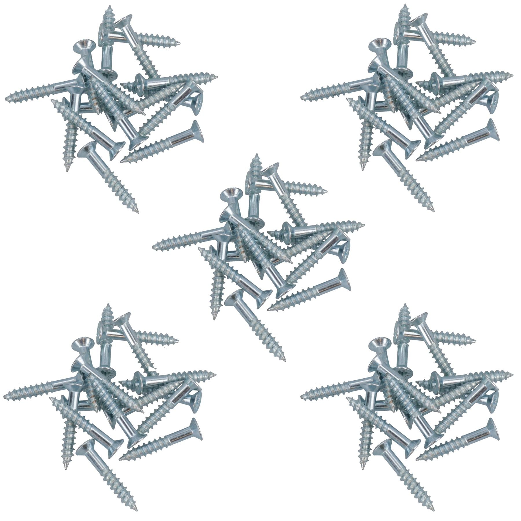 5mm x 30mm PZ2 Drive Countersunk Wood Chipboard Screws Fasteners