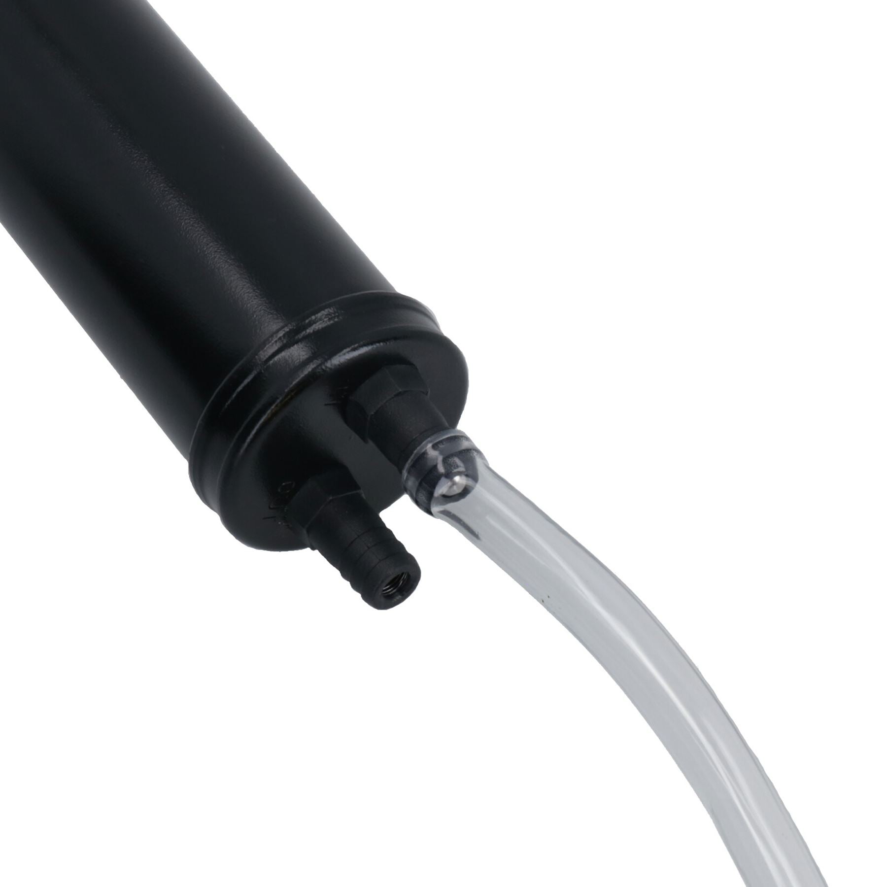 500cc Steel Body Oil Fluid Suction Transfer Syringe Pump Gearbox 2.5m Hose
