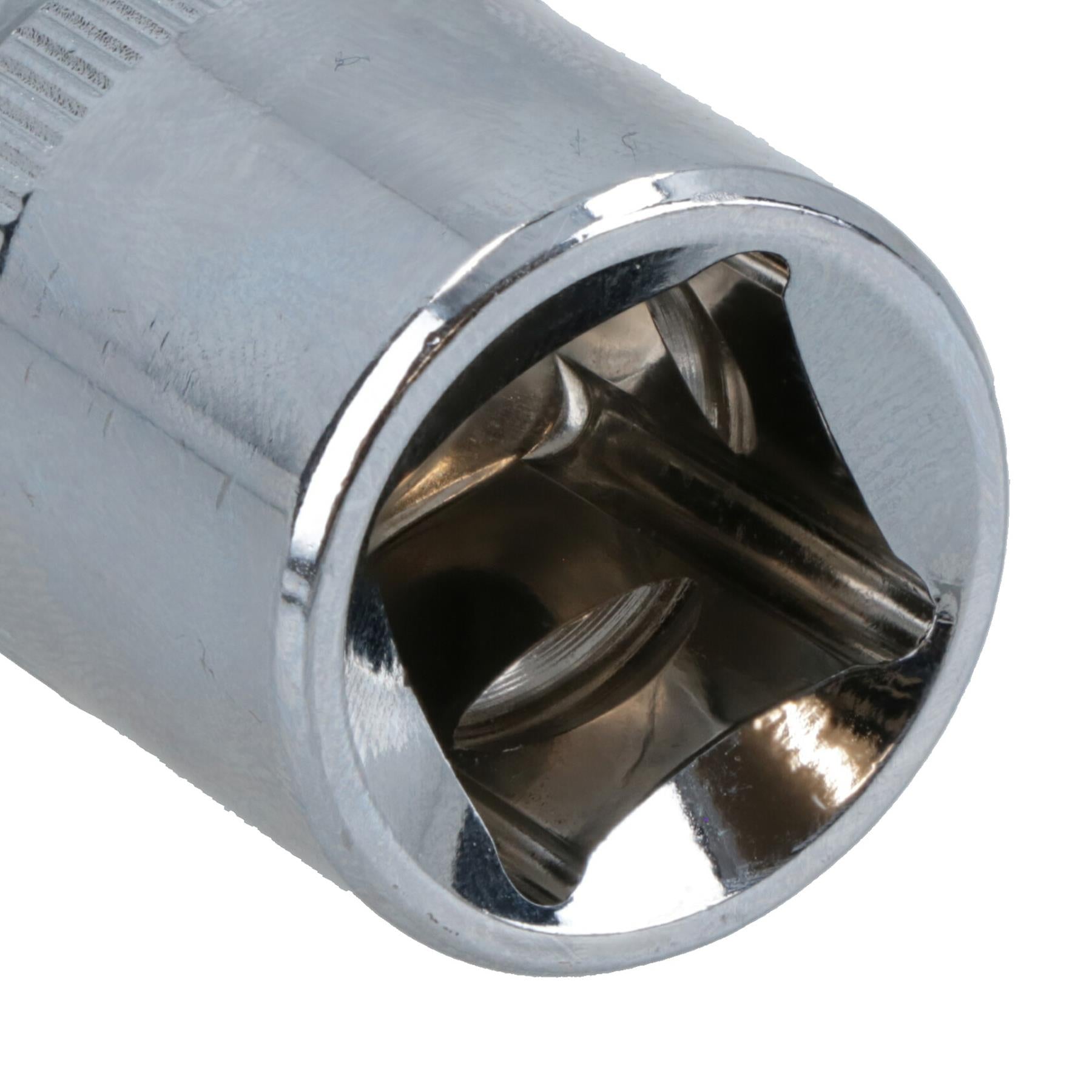 T60 x 100mm Male Extra Long Torx Bit Socket 1/2in Drive CRV S2 Steel