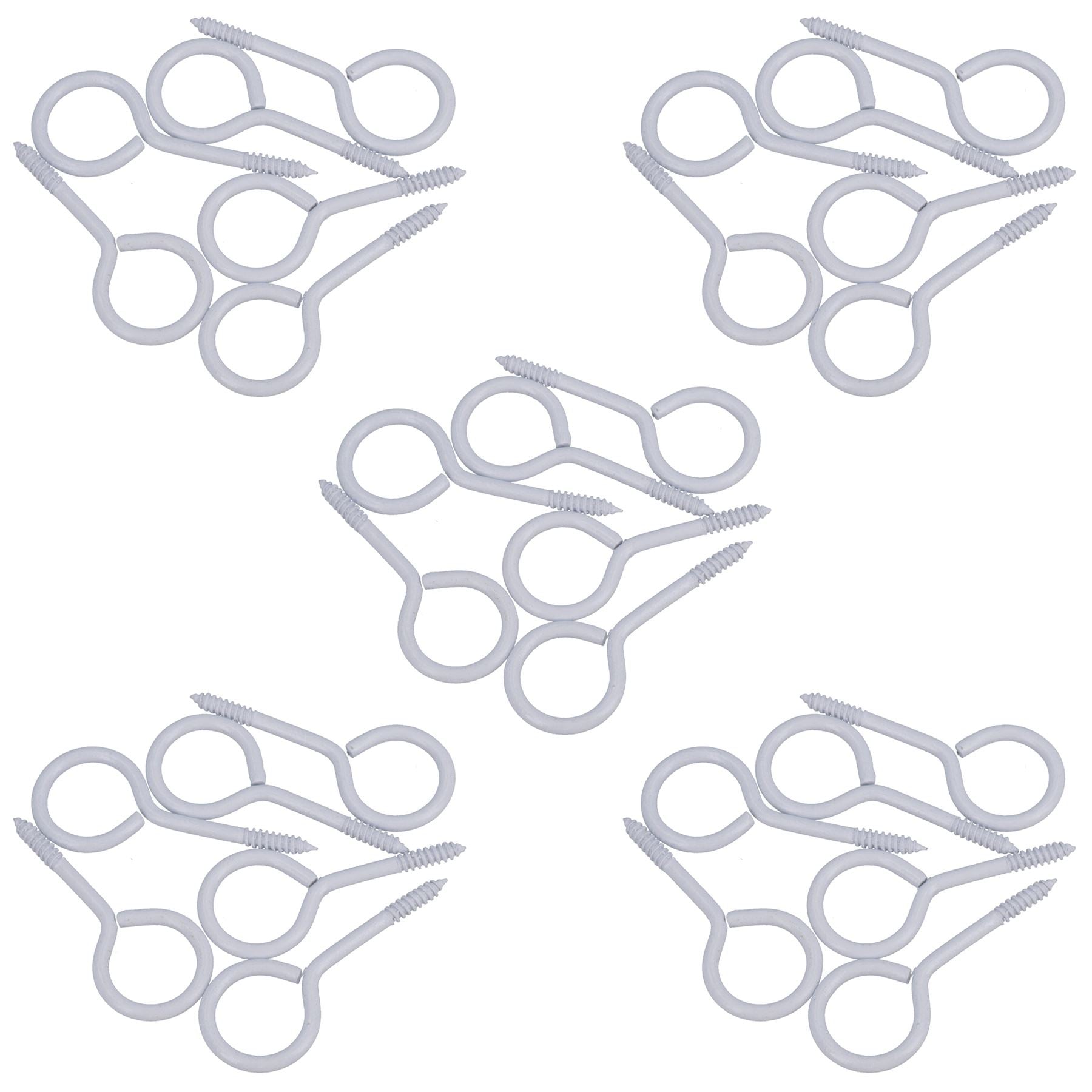 Screw Eye Hooks Fasteners Picture Curtain Hanger 18mm Hook 60mm Length