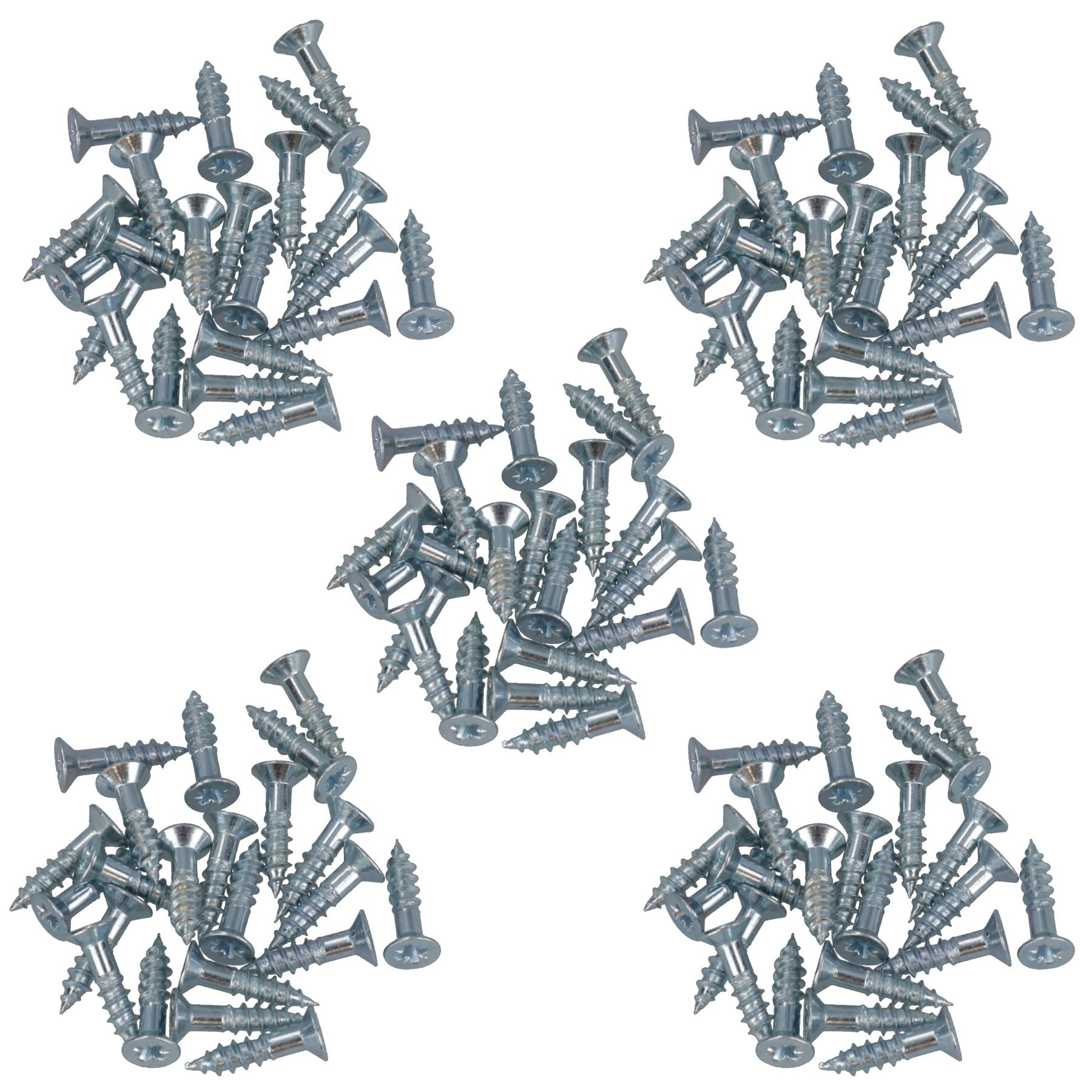 5mm x 20mm PZ2 Drive Countersunk Wood Chipboard Screws Fasteners