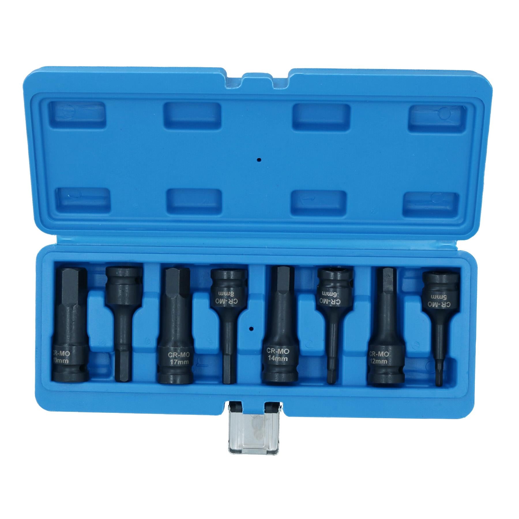 1/2" Drive Allen / hex key bit impact socket set H5 - H19 Metric Deep AT772