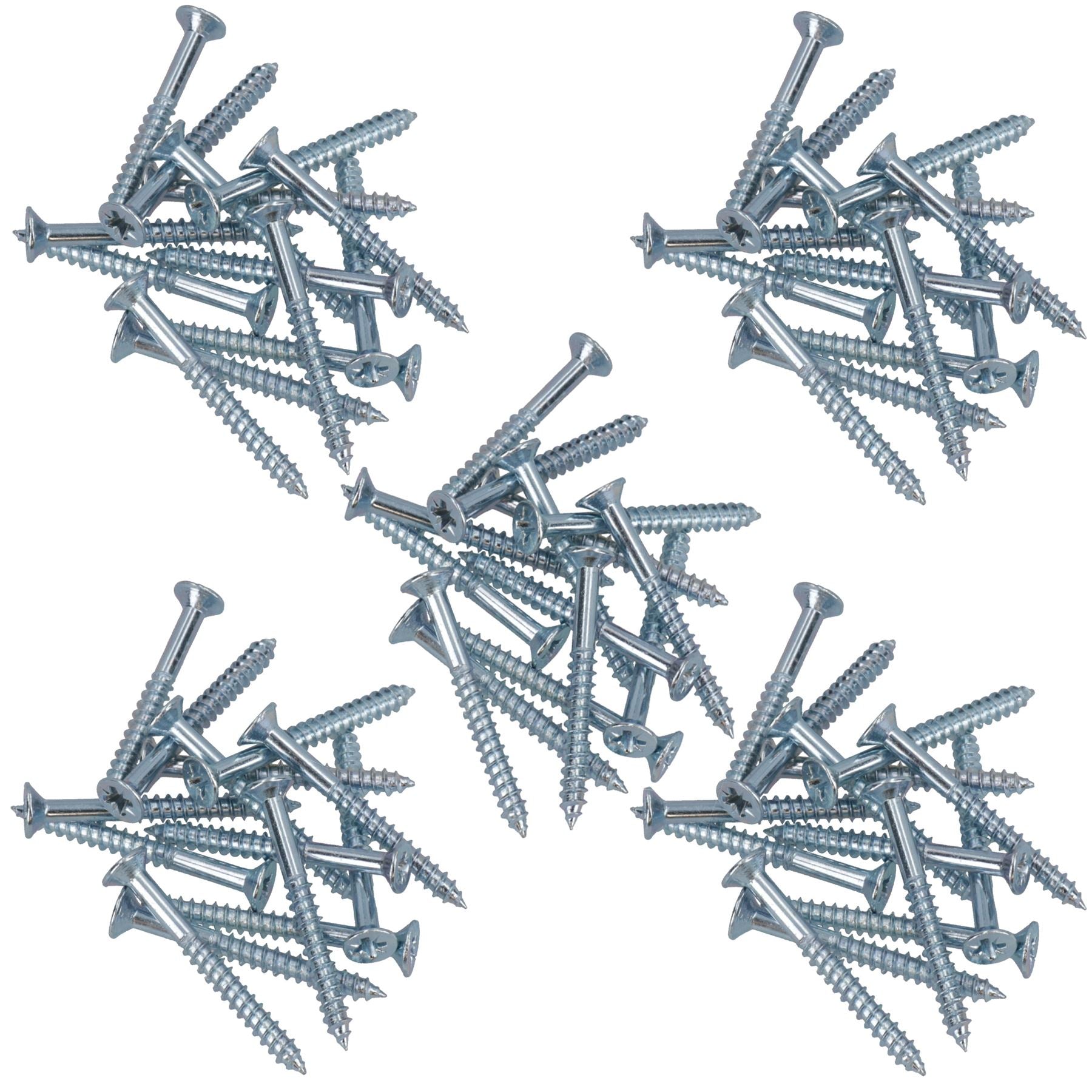4mm x 38mm PZ2 Drive Countersunk Wood Chipboard Screws Fasteners