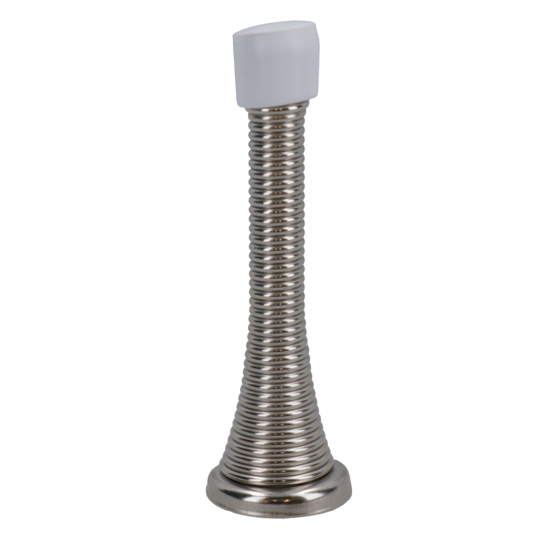 Spring Door Stops Stopper Buffer Skirting Protection Wall Mounted With Fastener