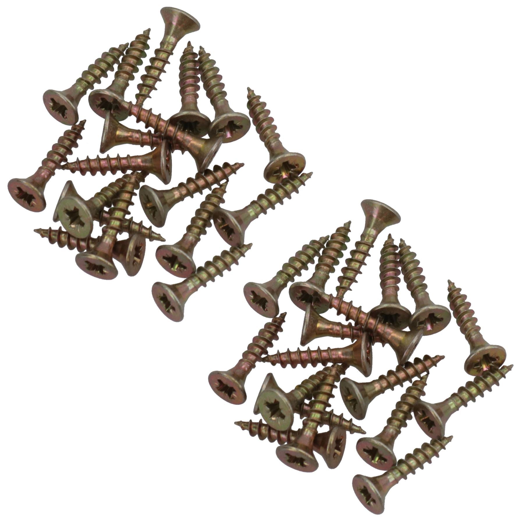 4mm x 20mm Countersunk Wood Chipboard Screw Fasteners PZ2 Drive