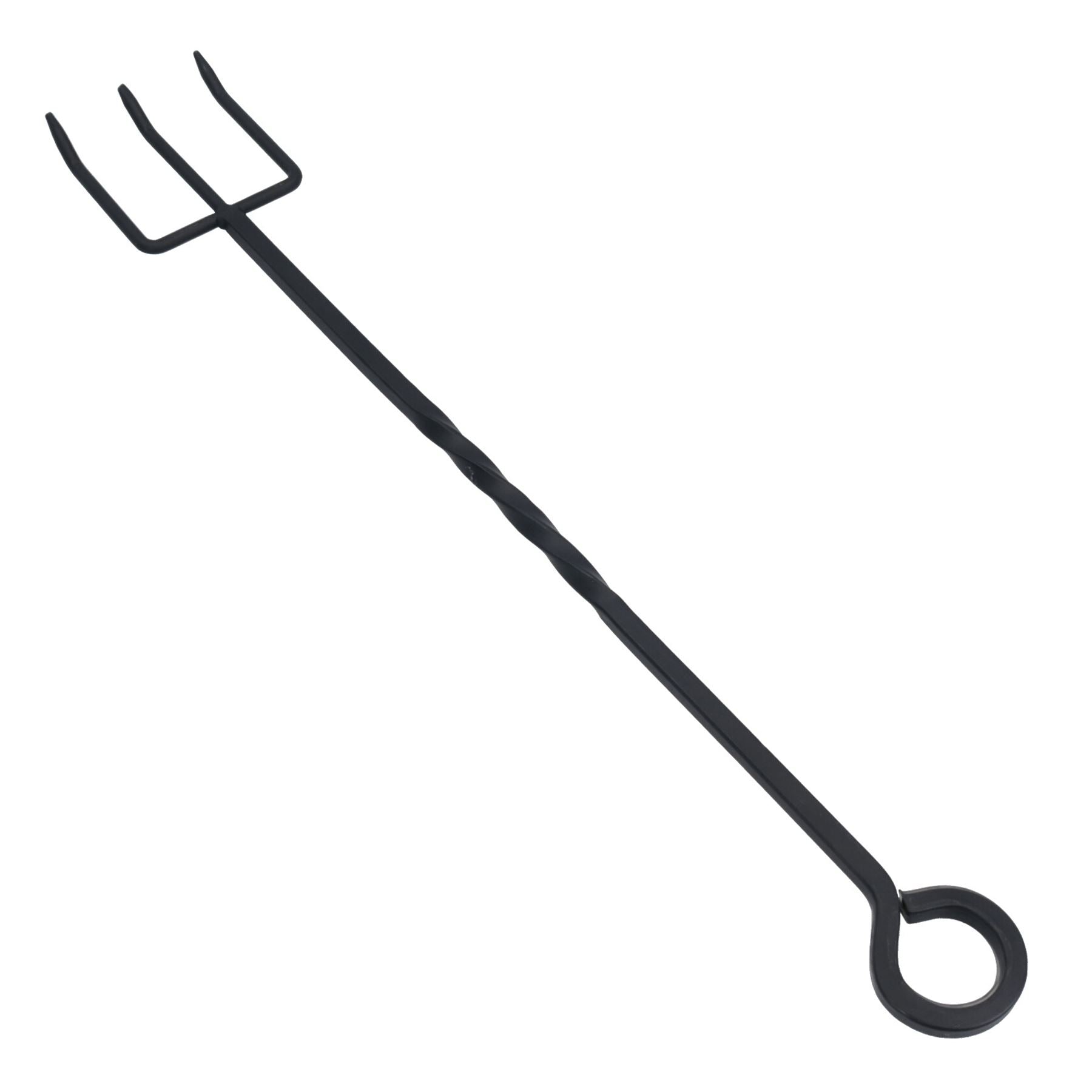 Toasting Fork Roaster Loop Twisted Fire Wood Burner Steel Metal 500mm Smore