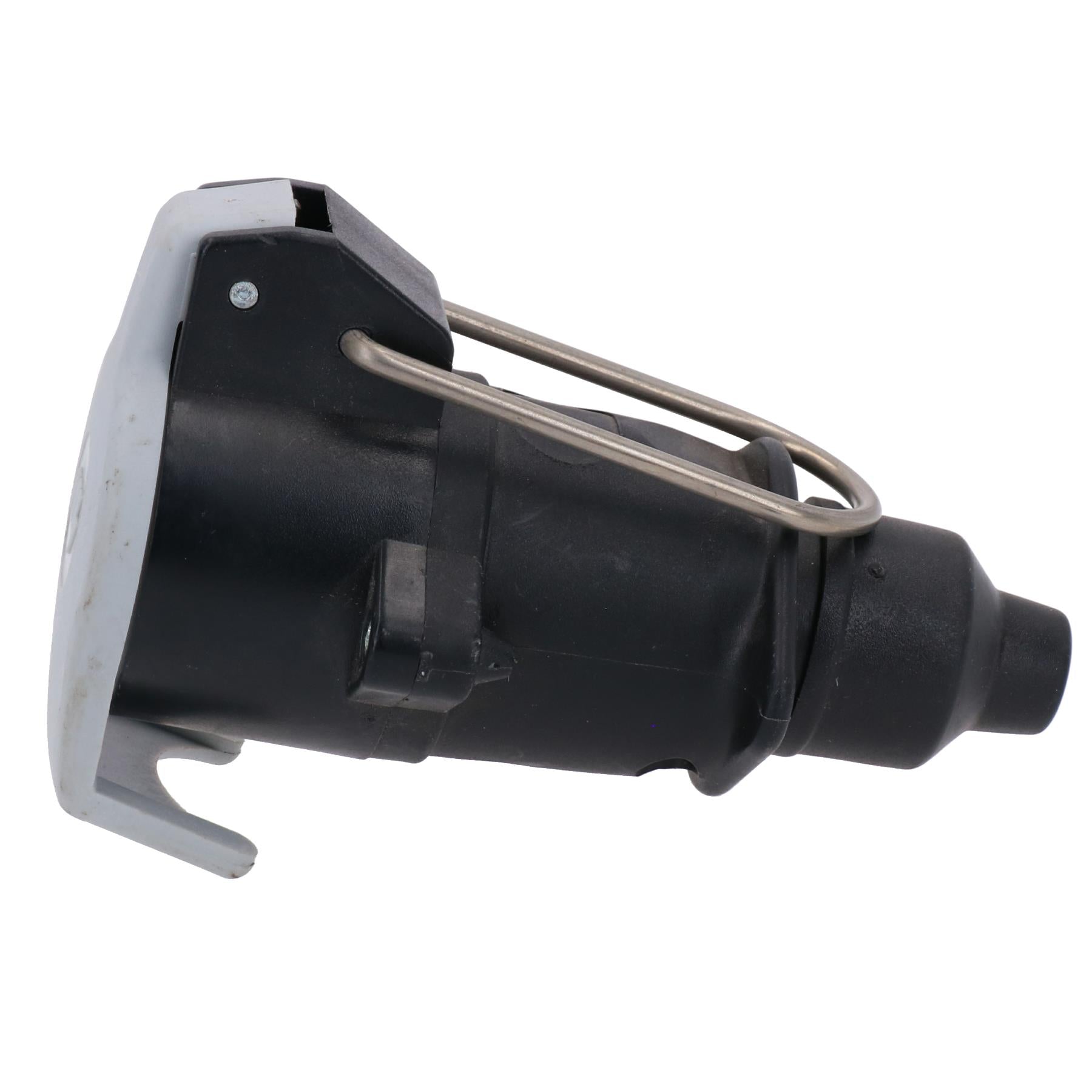 Tow Bar Electrics 7 pin S Type Plastic Grey Flying Socket for Caravans TR044B