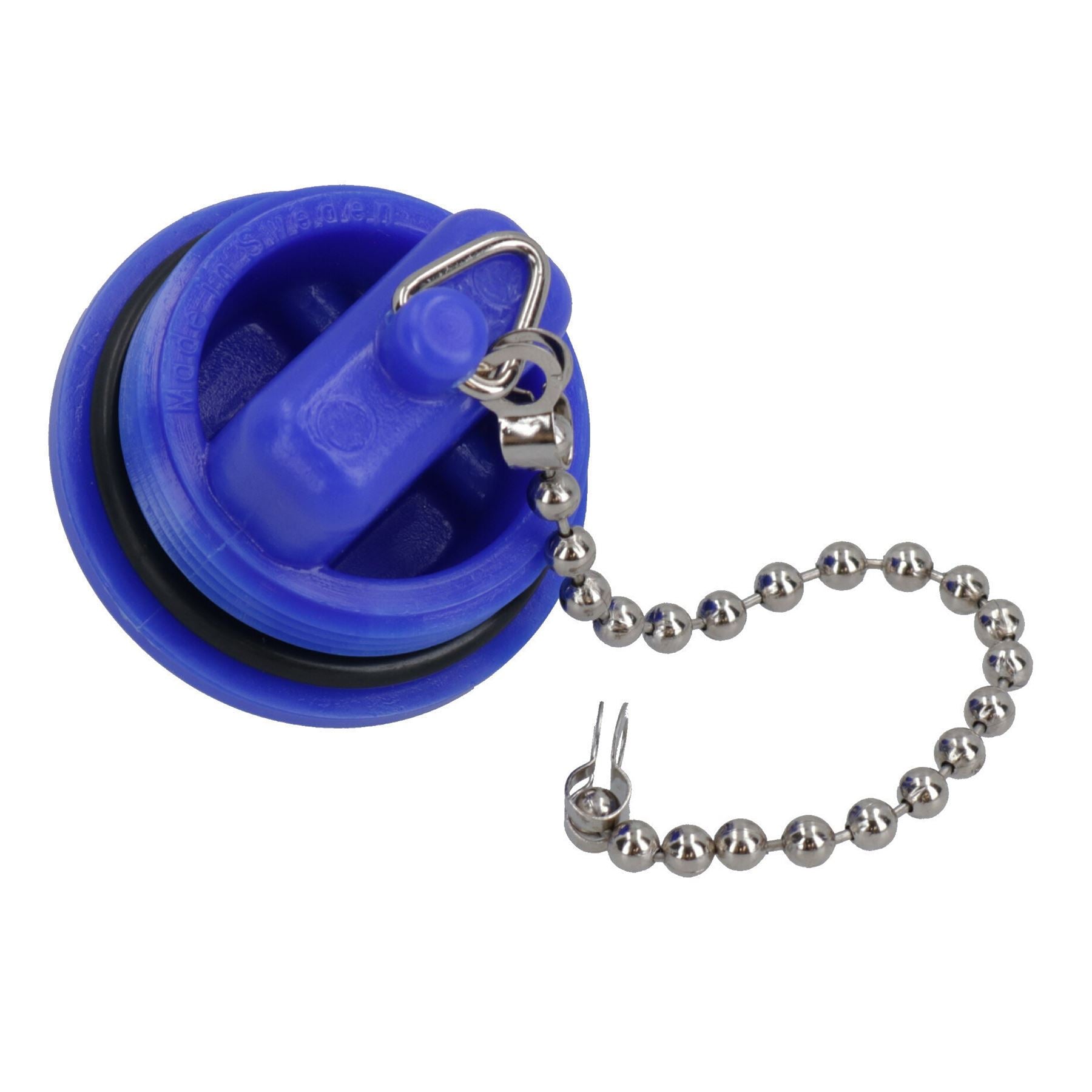 38mm Spare Deck Filler Cap with Chain for Boat Deck Plate Waste Water Fuel