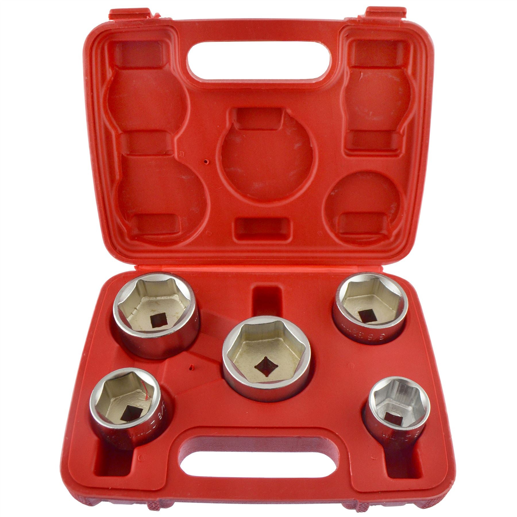 Oil Filter Socket Remover / Removal Tool / Cup Type 24mm - 38mm 5pc Set AN136