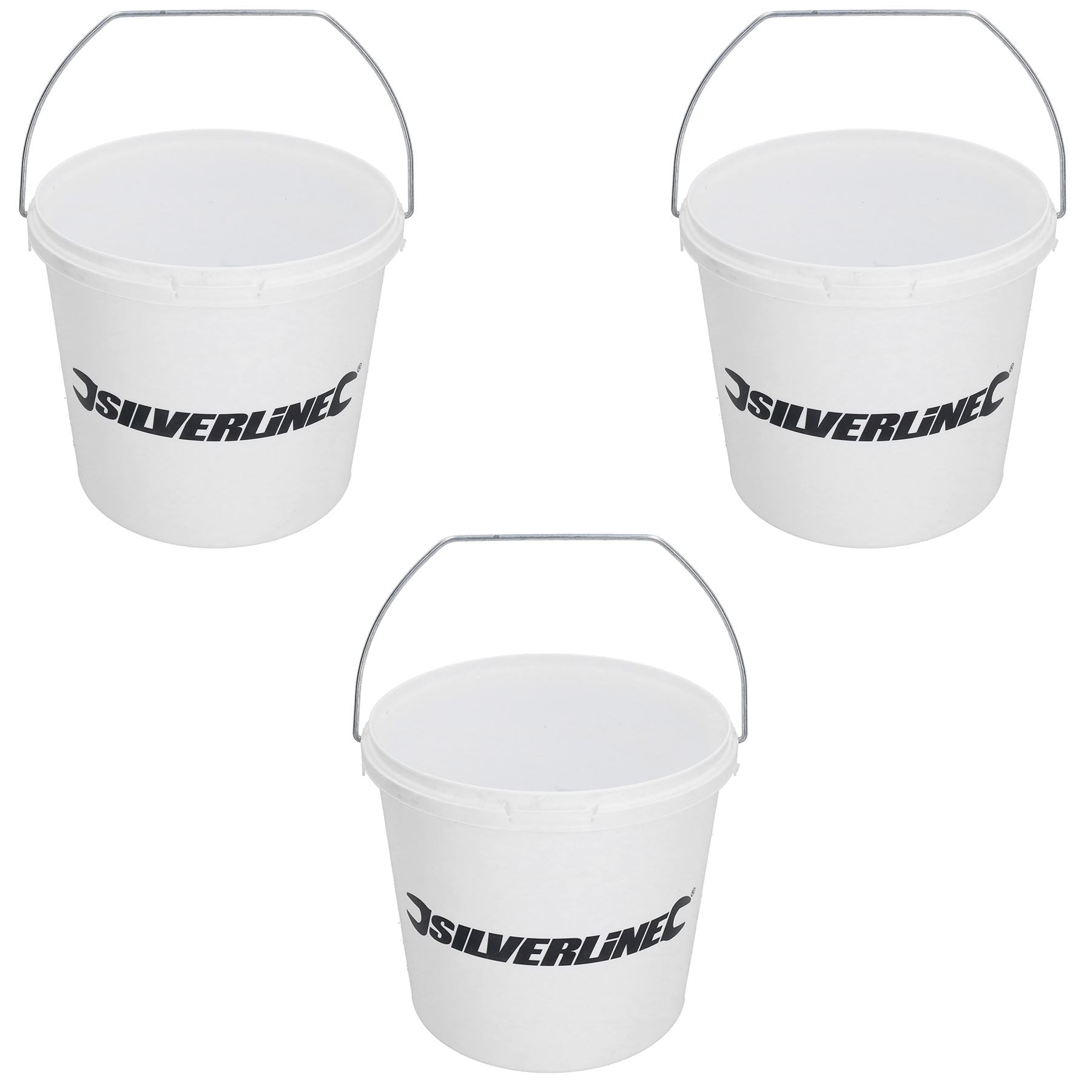 2.5 Litre Plastic Paint Kettles Painting Mixing Pots without Lids Decorating