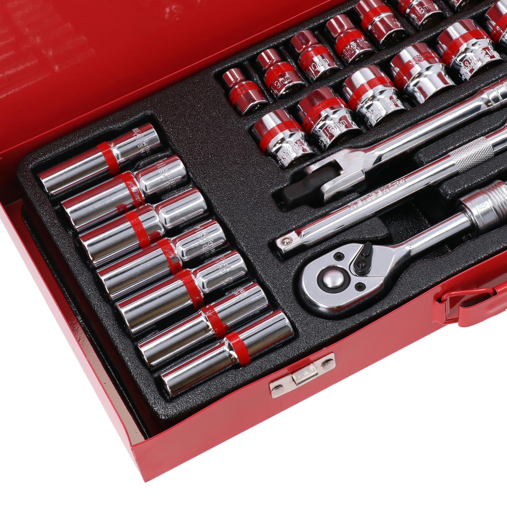 3/8" Drive Metric Shallow And Deep Socket And Accessory Set 8mm - 24mm 33pc