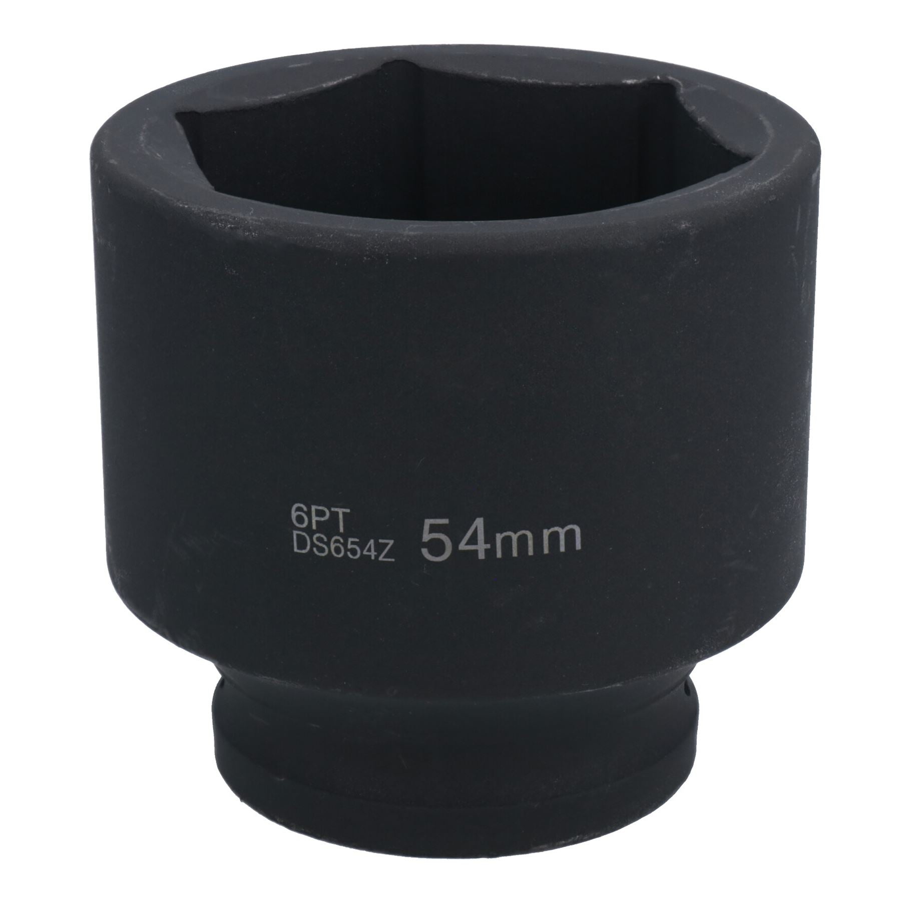 54mm 3/4in Drive Metric Shallow Impact Wheel Nut Socket 6 Sided Single-Hex