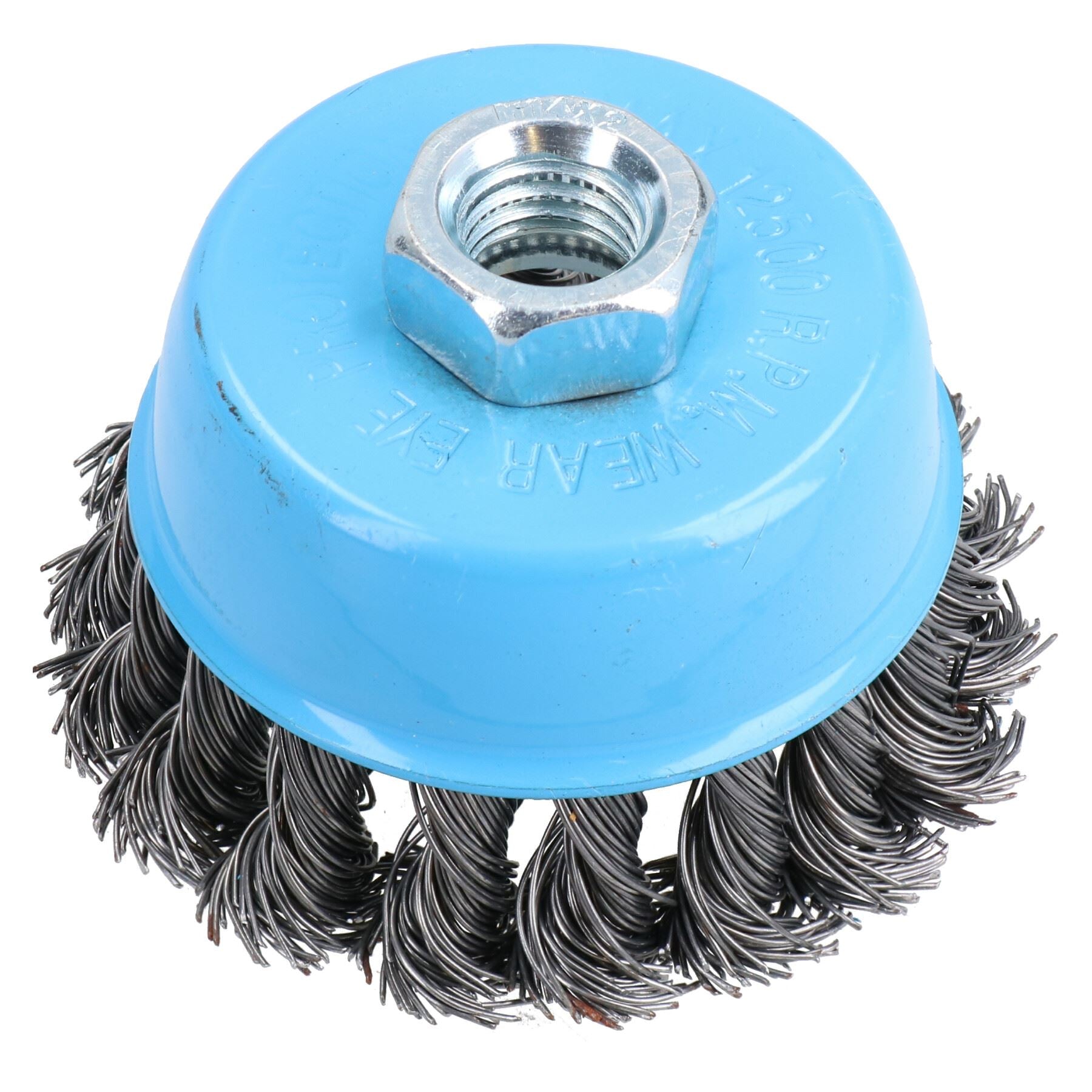 115mm Wire Cup Brush Wheel 3" for 4-1/2" Angle Grinder Twist Knot