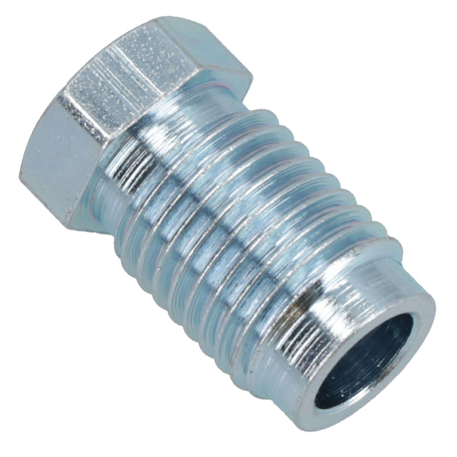 Steel Male Brake Pipe Union Fittings 14mm x 1.5mm For 8mm Brake Pipe 10pc