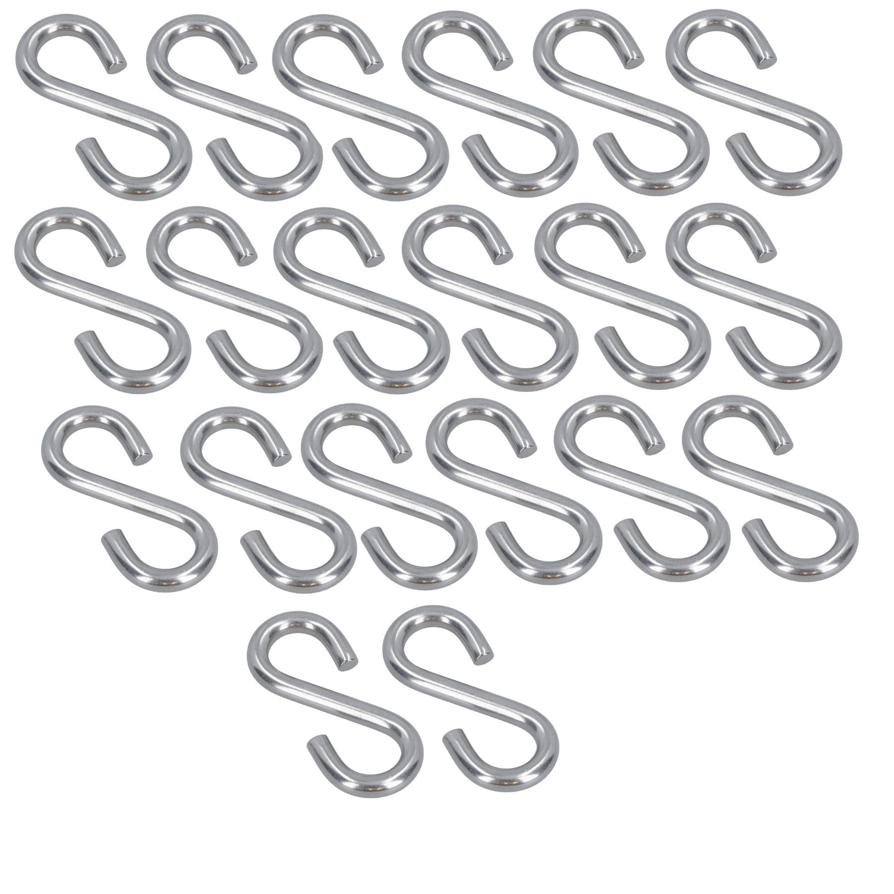 S Hook Hanging 8mm Stainless Steel Marine Grade Kitchen Pan Hanger Clothing