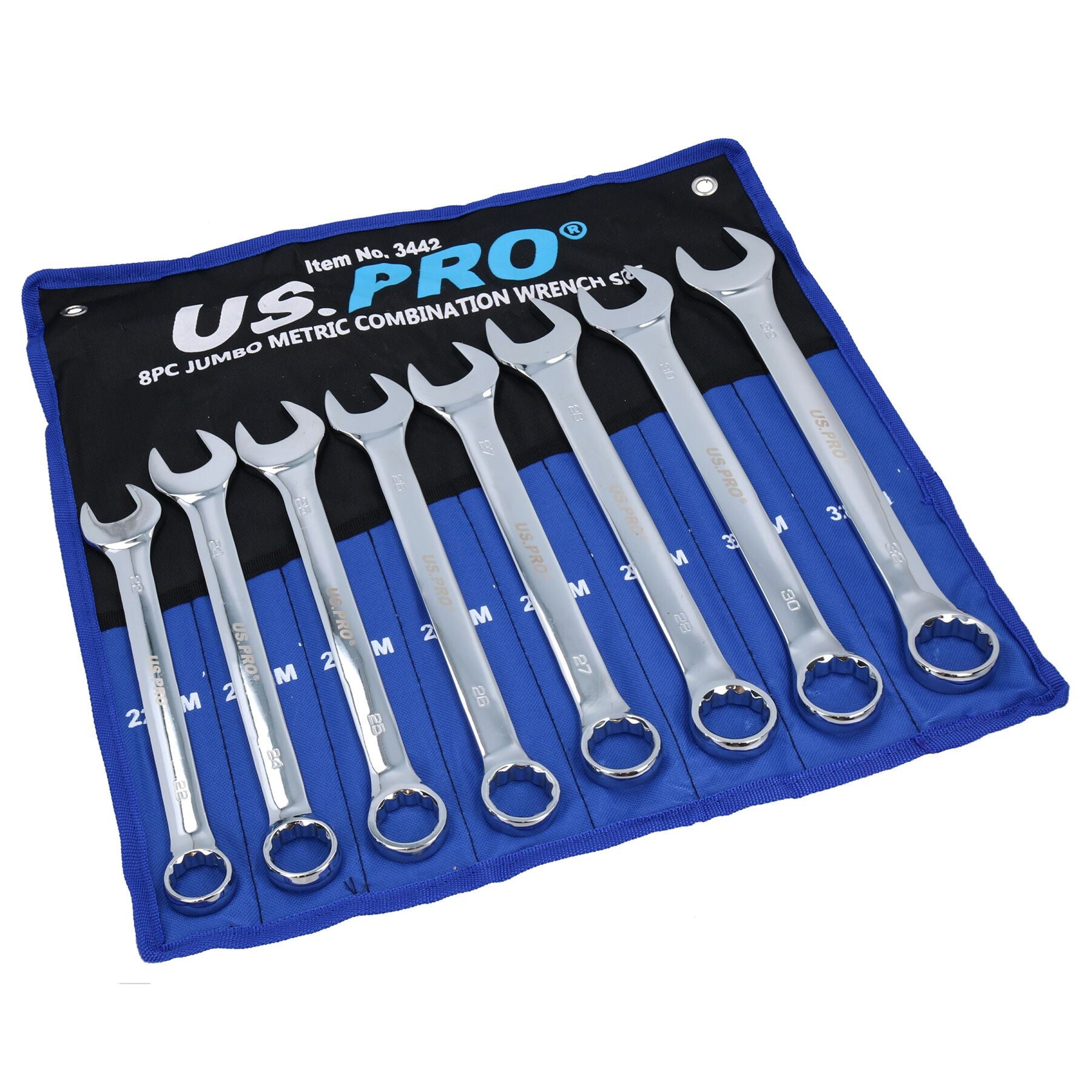 Metric Jumbo large Combination Spanner Wrench Set 22mm - 32mm