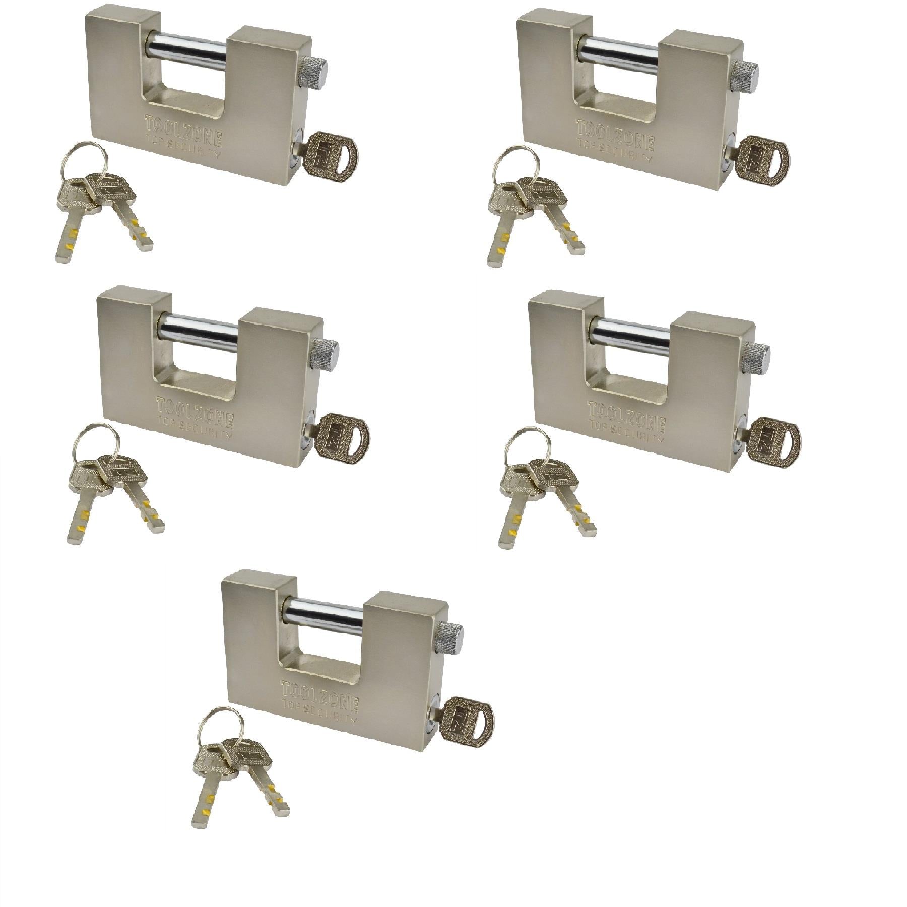 Shutter Padlocks Shipping Container Door Padlock Lock Security Solid Shed 3 Keys
