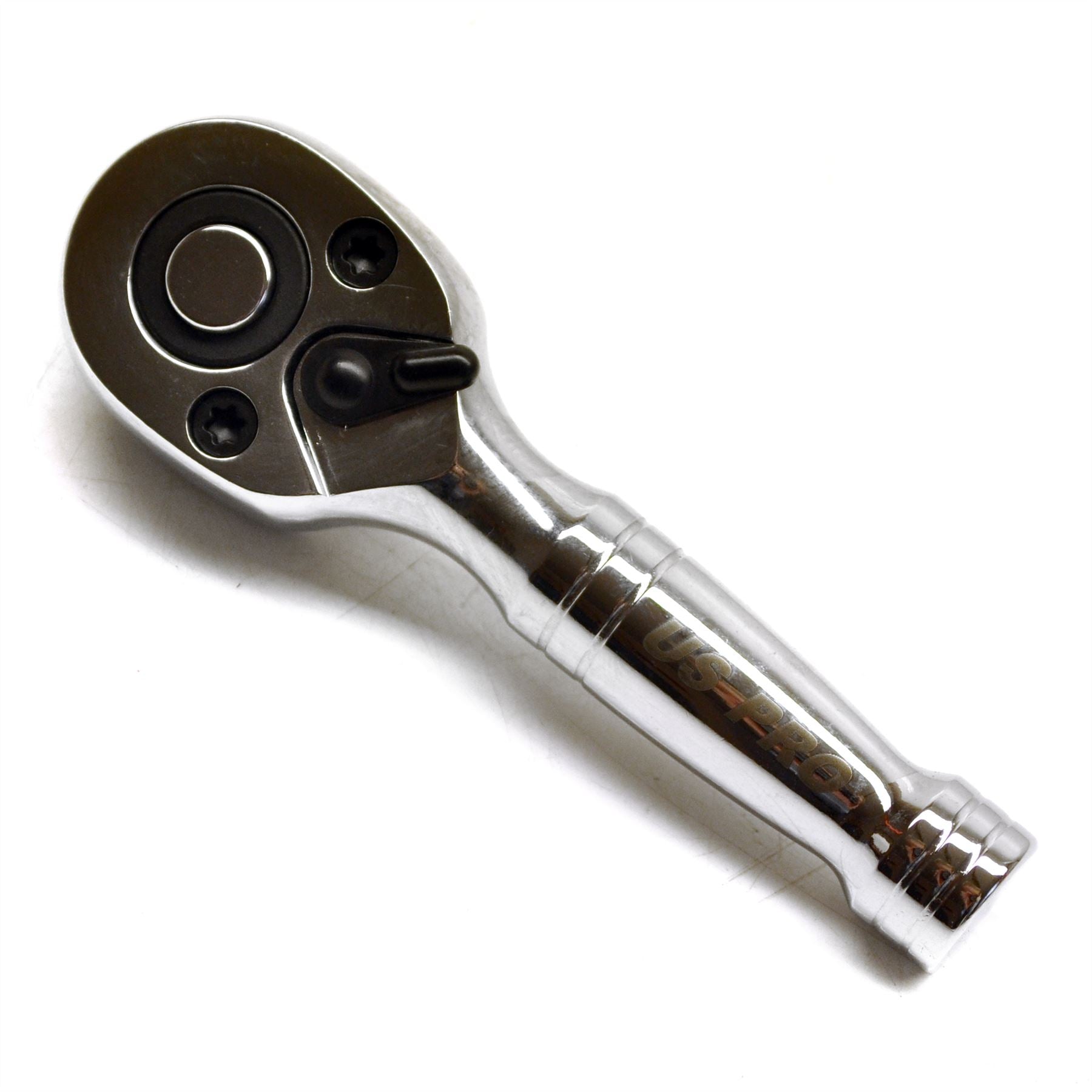 1/4" drive stubby ratchet 72 teeth quick release / socket driver U.S.PRO AT297